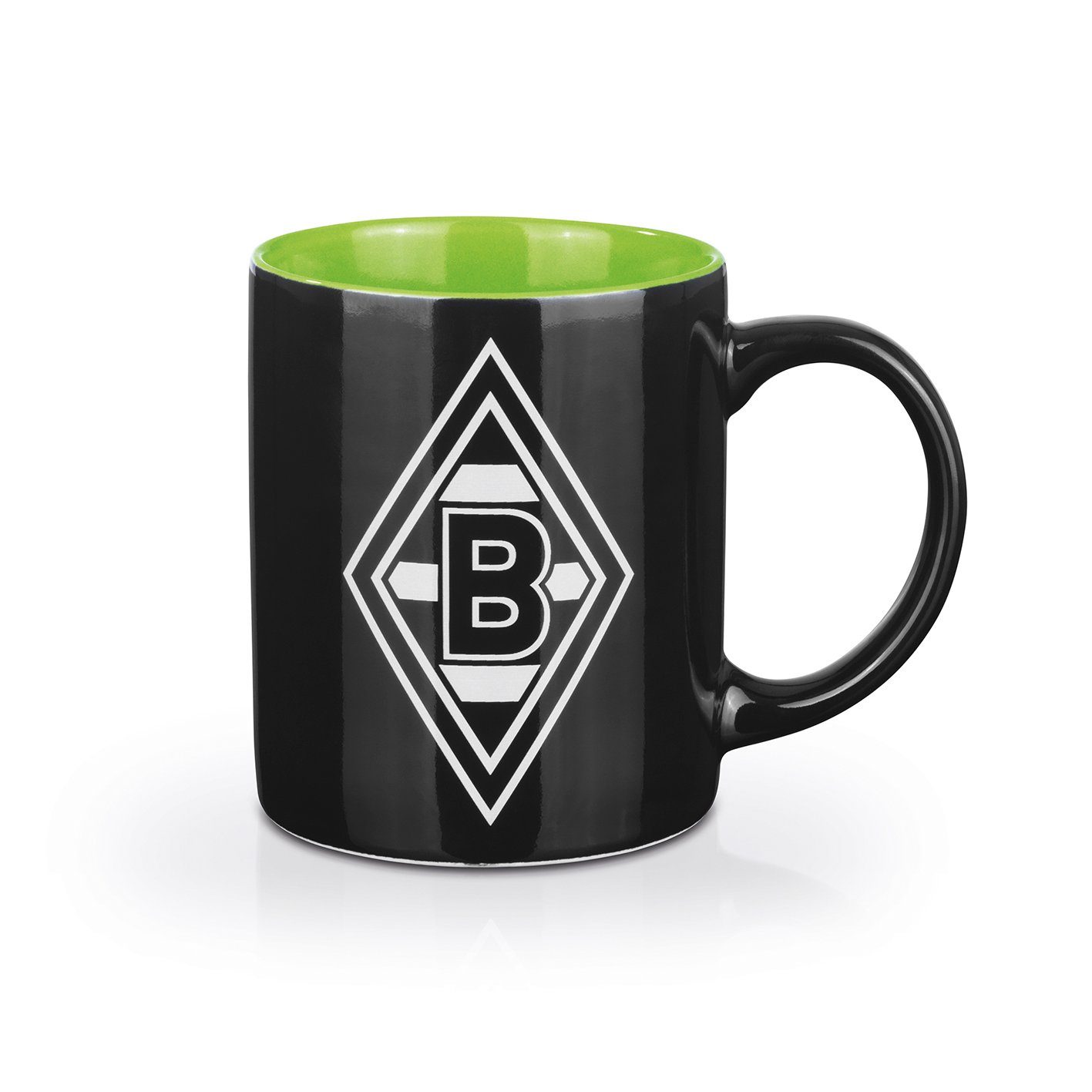 Borussia Mönchengladbach Tasse Balloptik schwarz 