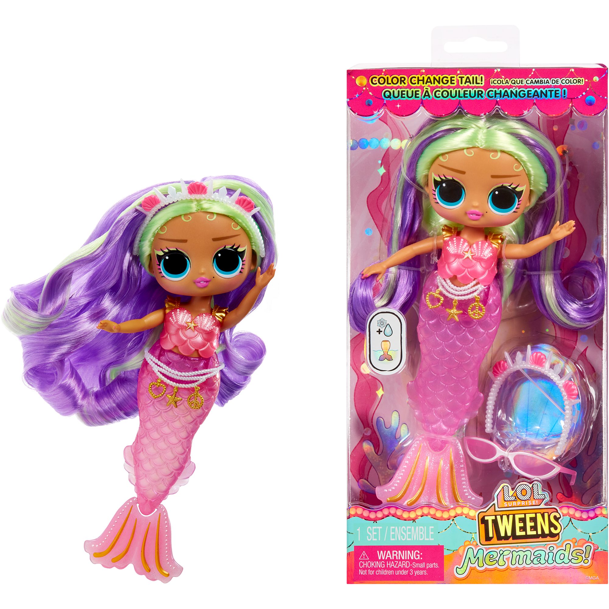 MGA ENTERTAINMENT Actionfigur MGA Entertainment L.O.L. Surprise Tweens Mermaids! - Cleo Cove, Puppe