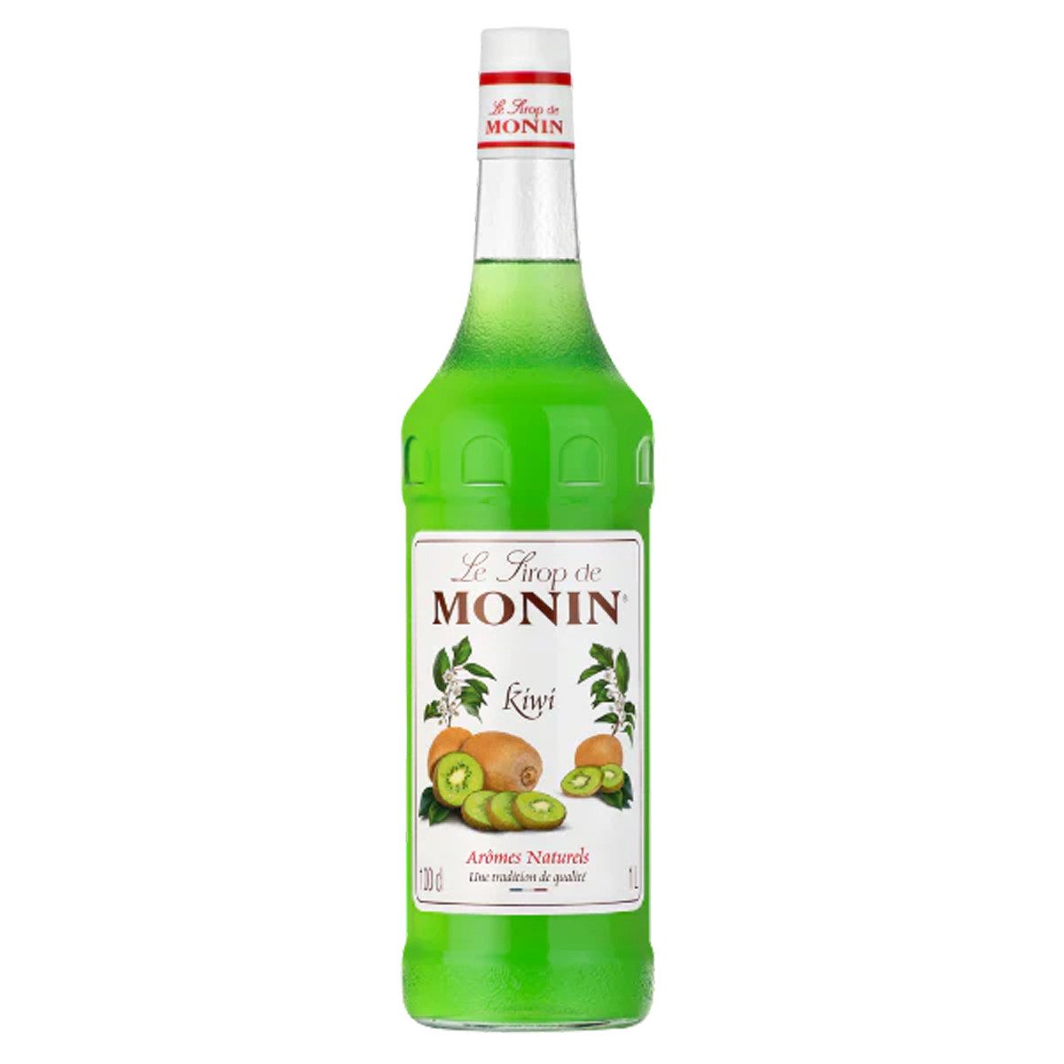 MONIN Getränke-Sirup, Monin Kiwi Sirup natuerliches Aroma fuer Cocktails Limonaden 1000 ml