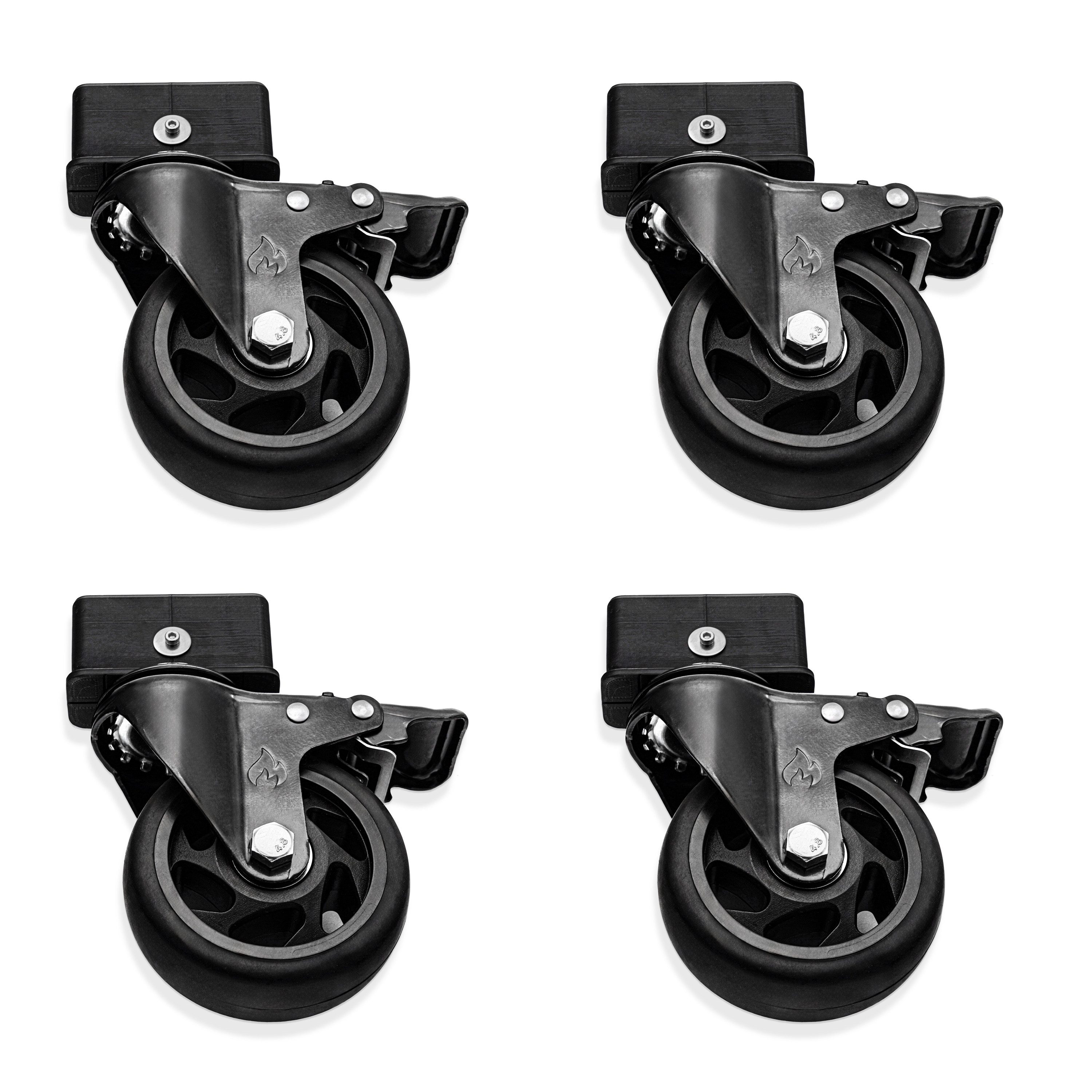 Grillrost.com BBQ Grillrost BBQ Premium Ersatz-Rollen Set für Weber Genesis II, Made in Germany