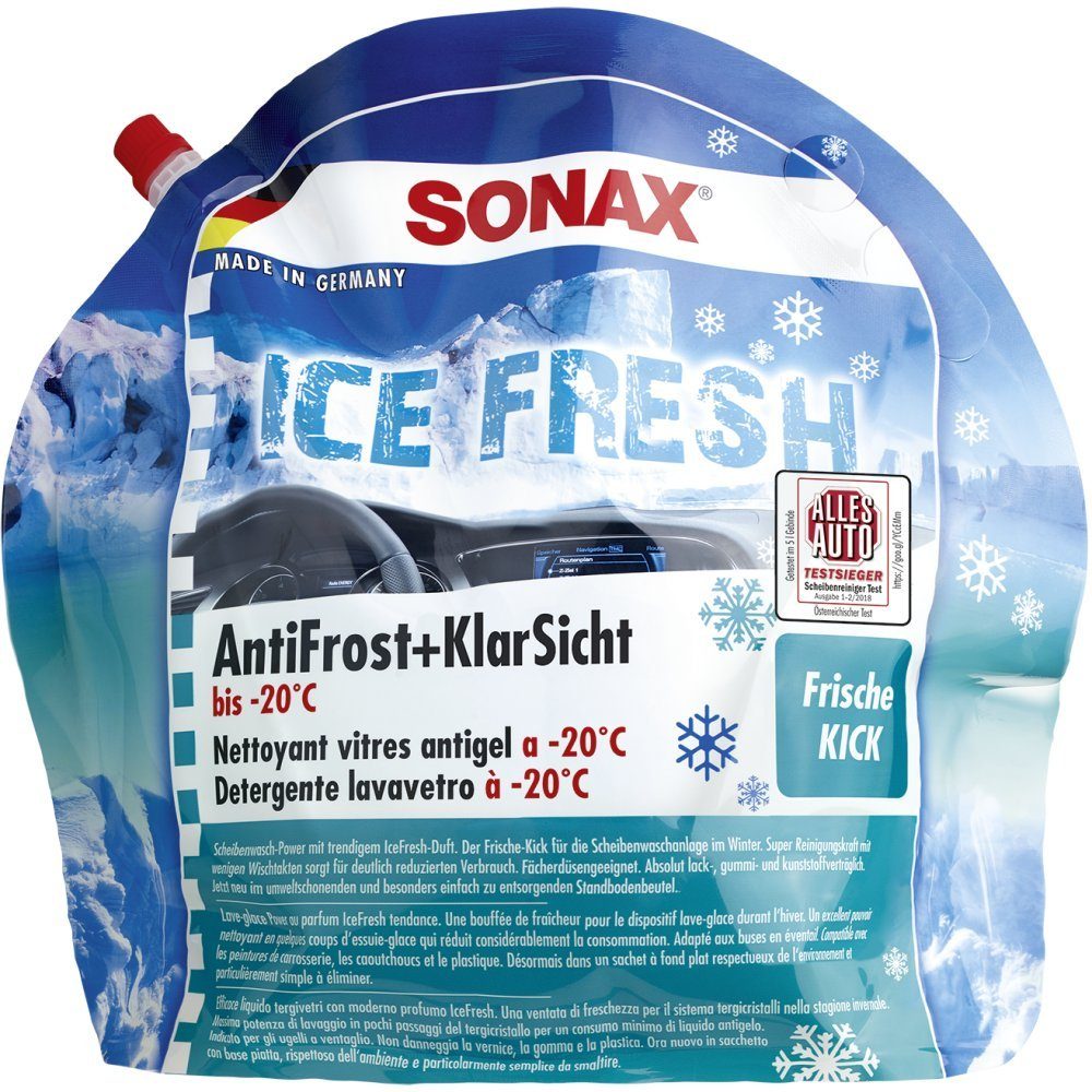 Sonax Fensterreiniger 133441 AntiFrost&KlarSicht bis -20°C IceFresh, 01334410