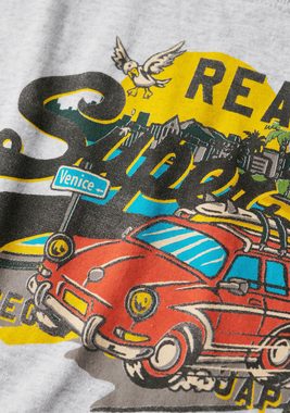 Superdry Kurzarmshirt LA VL GRAPHIC RELAXED TEE
