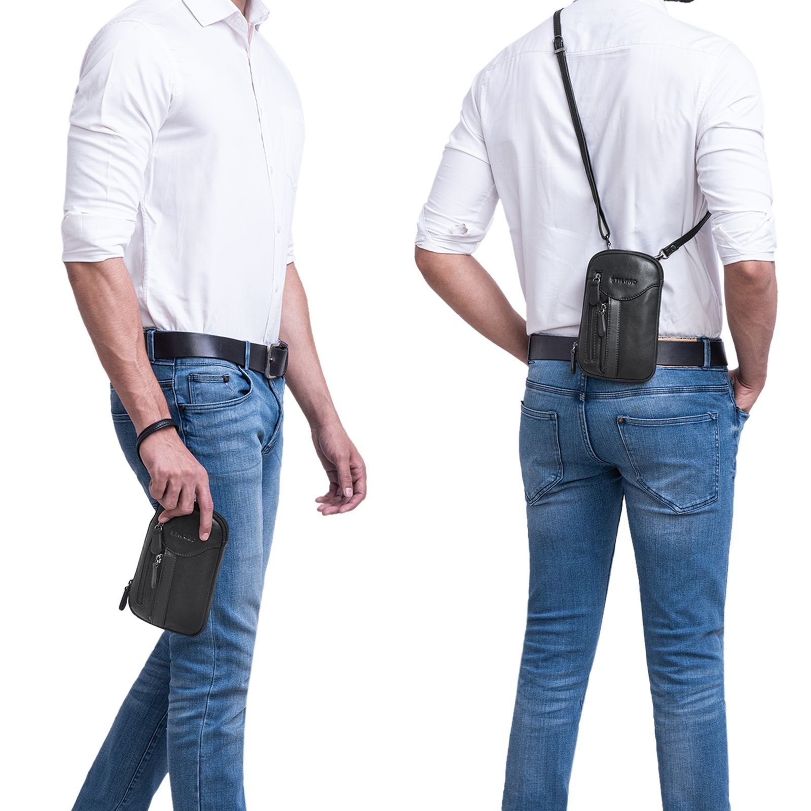 STILORD Handtasche "Lane" 3-in-1 Handy Umhängetasche Gürteltasche günstig online kaufen