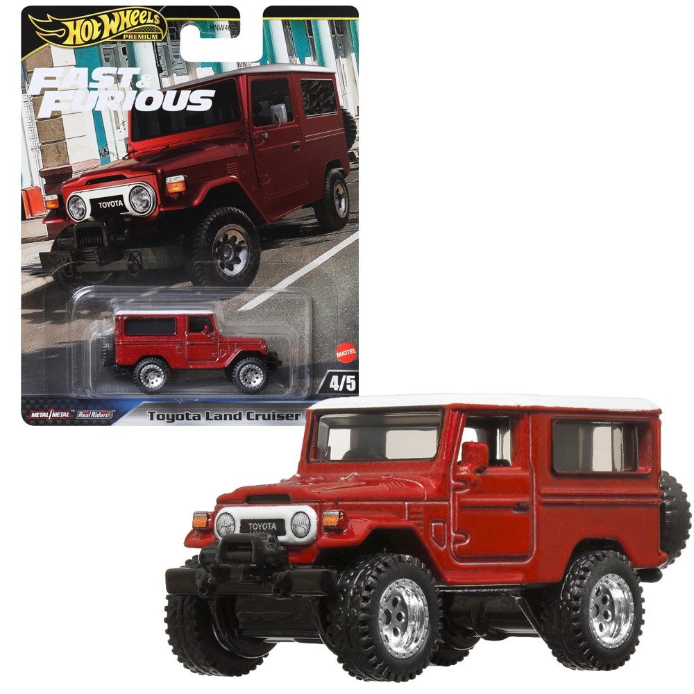 Hot Wheels Spielzeug-Rennwagen Toyota Land Cruiser FJ43 HRT96 Hot Wheels Auto Fast & Furious