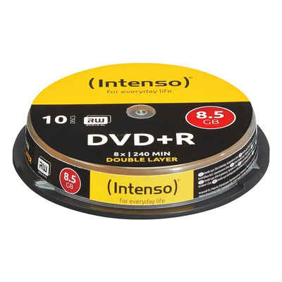 Intenso DVD-Rohling DVD+R DL, 8,5 GB, beidseitig beschreibbar
