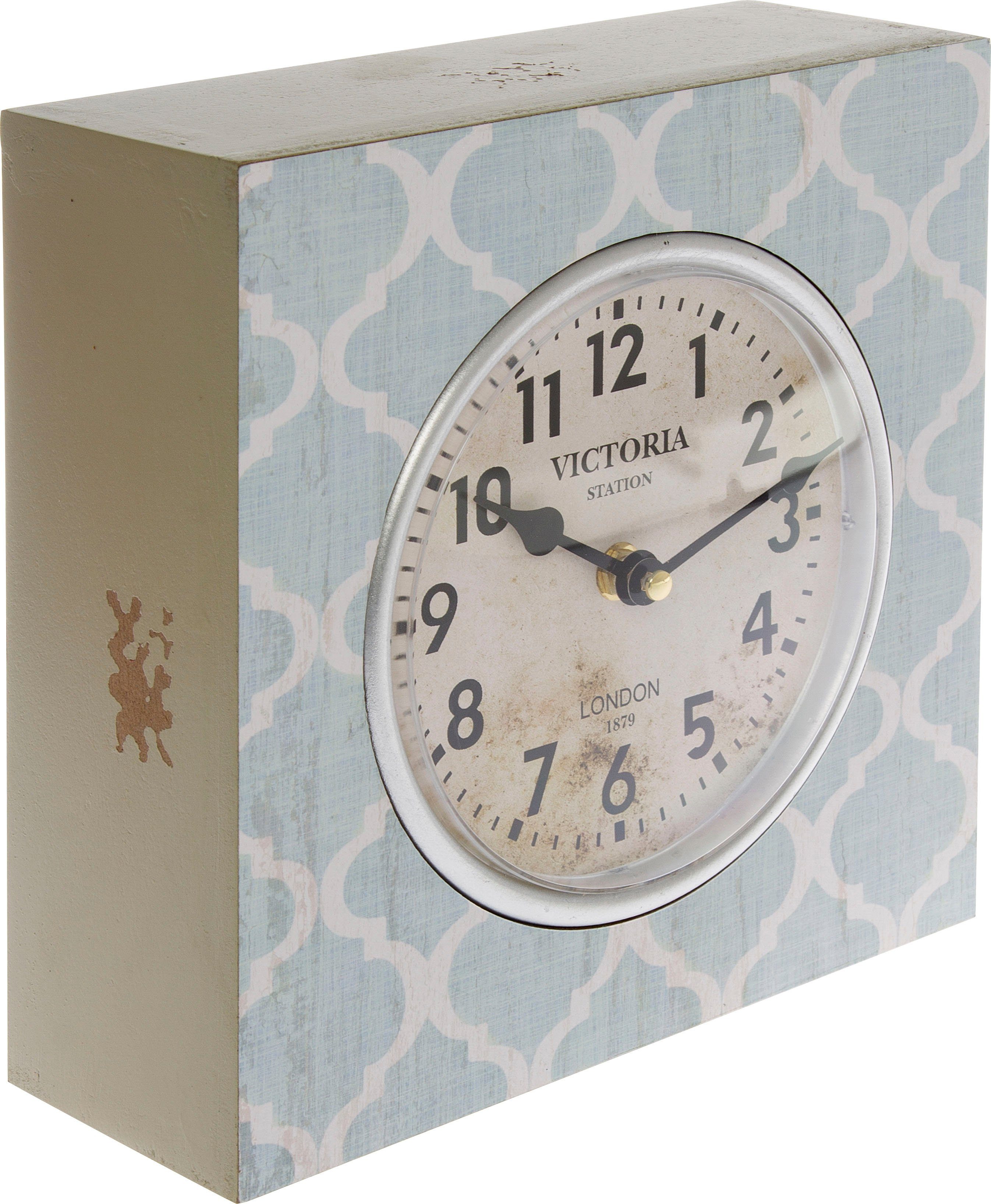 Myflair Möbel & Accessoires Wanduhr - Hellblau- (hellblau, Standuhr, eckig, günstig online kaufen