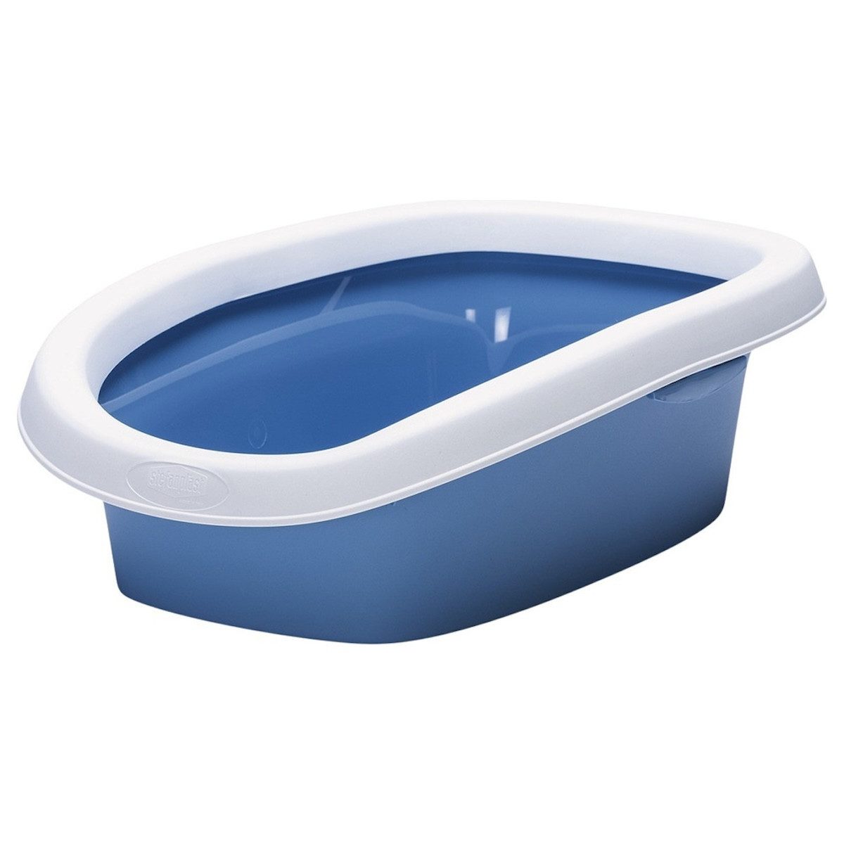 Stefanplast Katzentoilette Katzentoilette Sprint weiß/blau