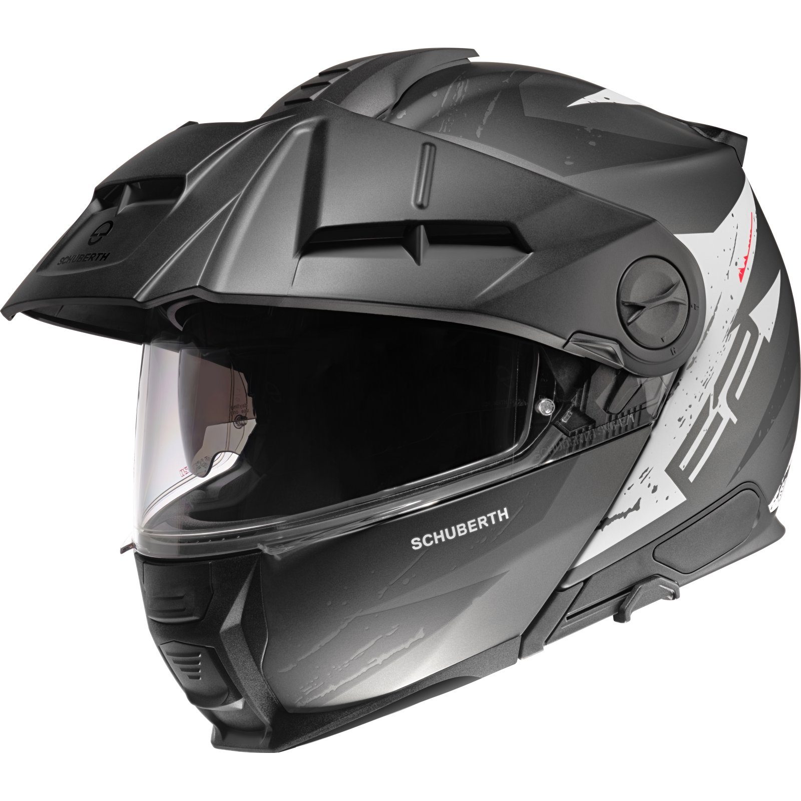 Schuberth Motorradhelm Schuberth E2 Adventure Helm Explorer Anthracite (1er Set)