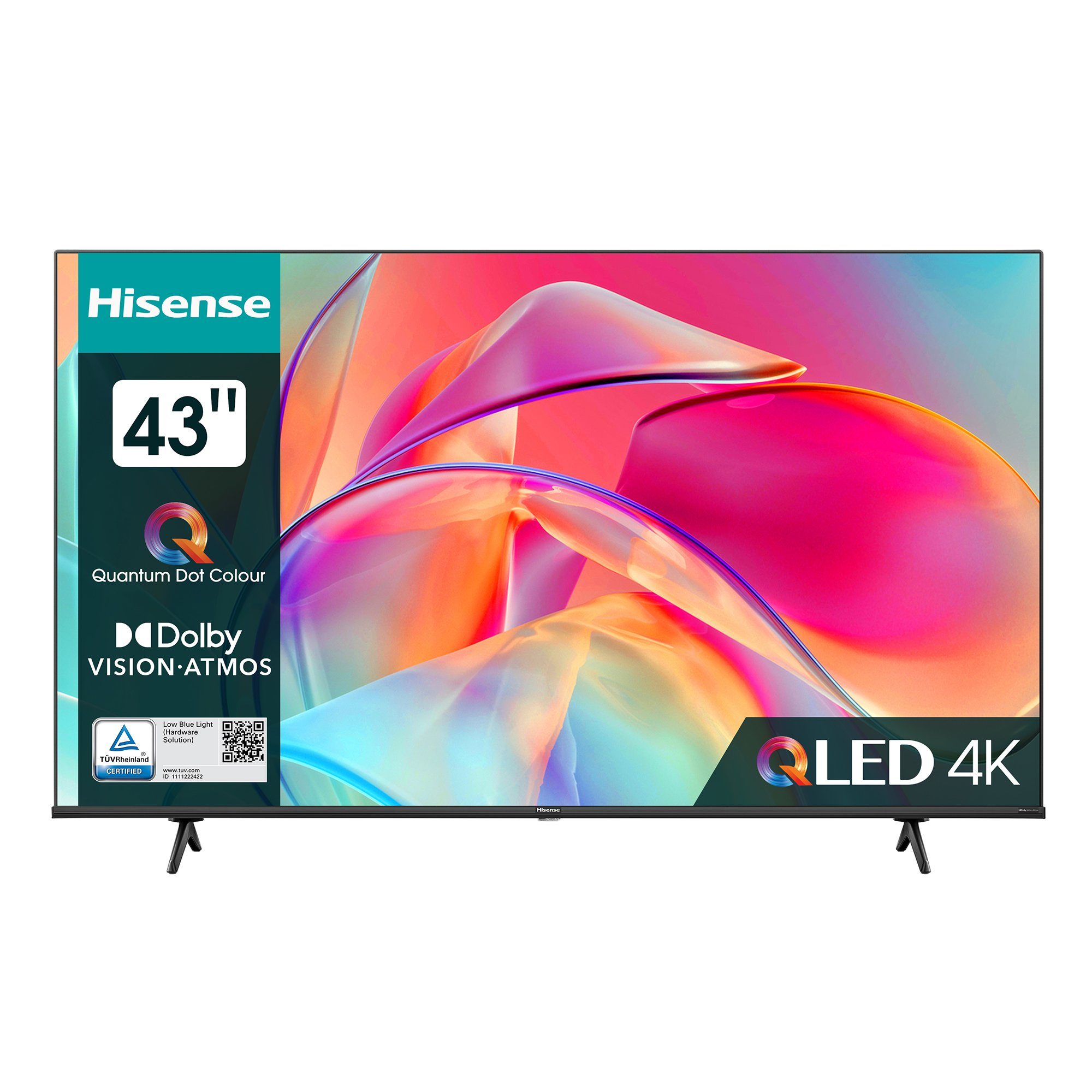 Dolby Zoll, VIDAA 4K Atmos, G Sound QLED-Fernseher 5G, U6, QLED TV UHD, Smart MS12) Technologie Dolby / (108,00 43E7KQ 2.4 cm/43 Hisense WLAN