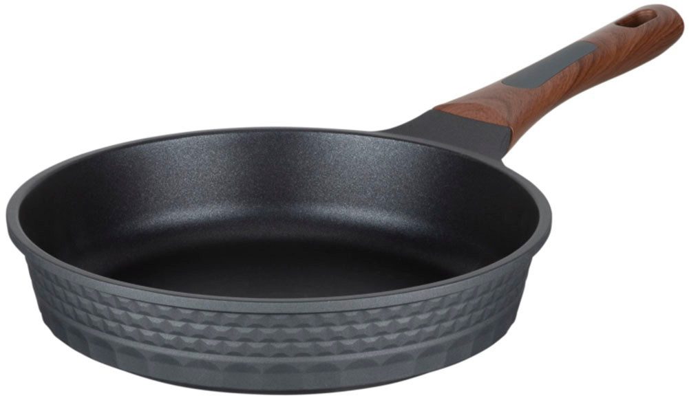 RESTO Kitchenware Bratpfanne Capella, Pfanne antihaftbeschichtet und spülmaschinenfest, Aluminiumguss (1-tlg), Schmorpfanne mit einzigartigem 3D-Design