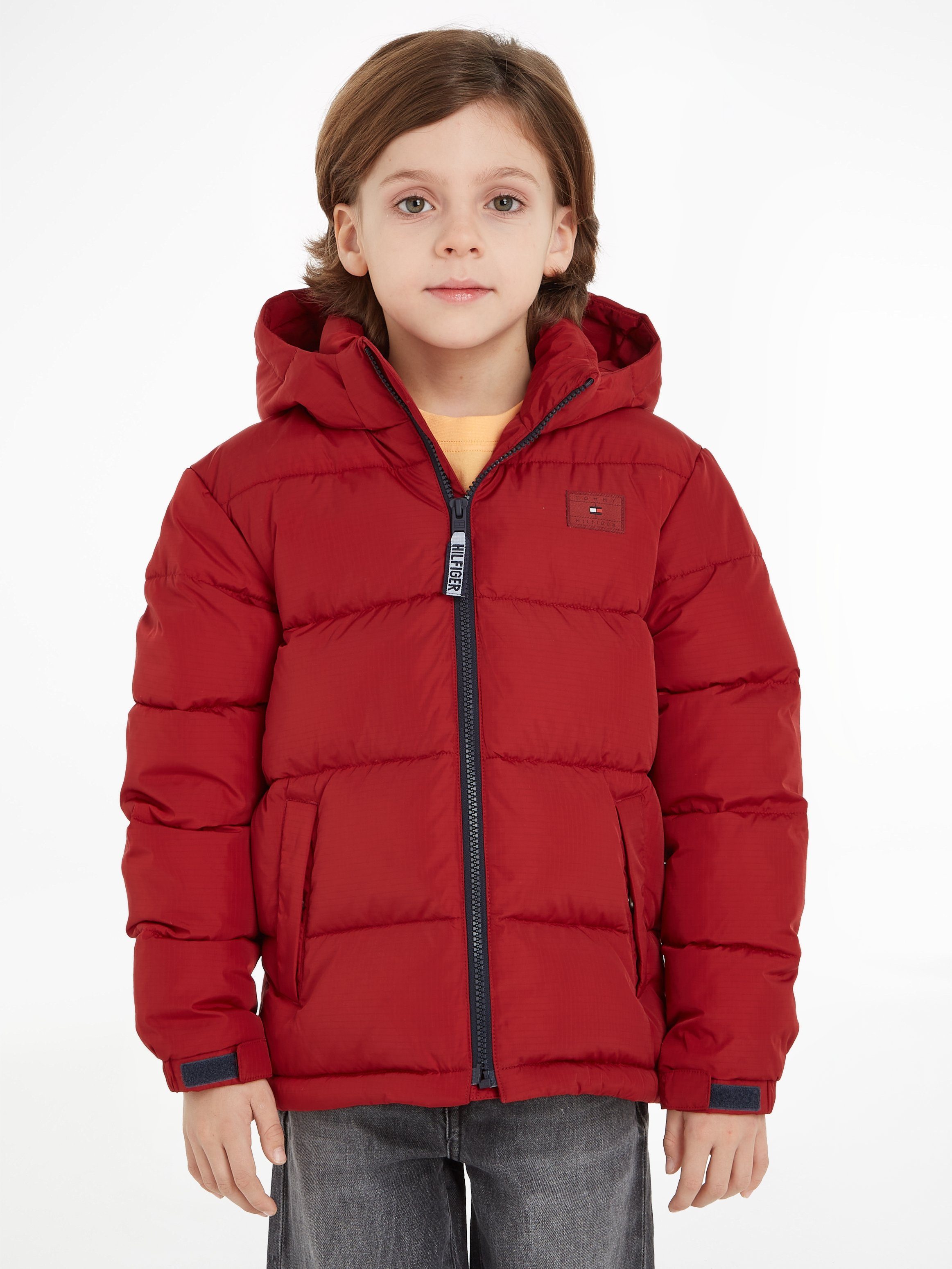 Kapuze Rouge PUFFER mit ALASKA Steppjacke U Tommy Hilfiger