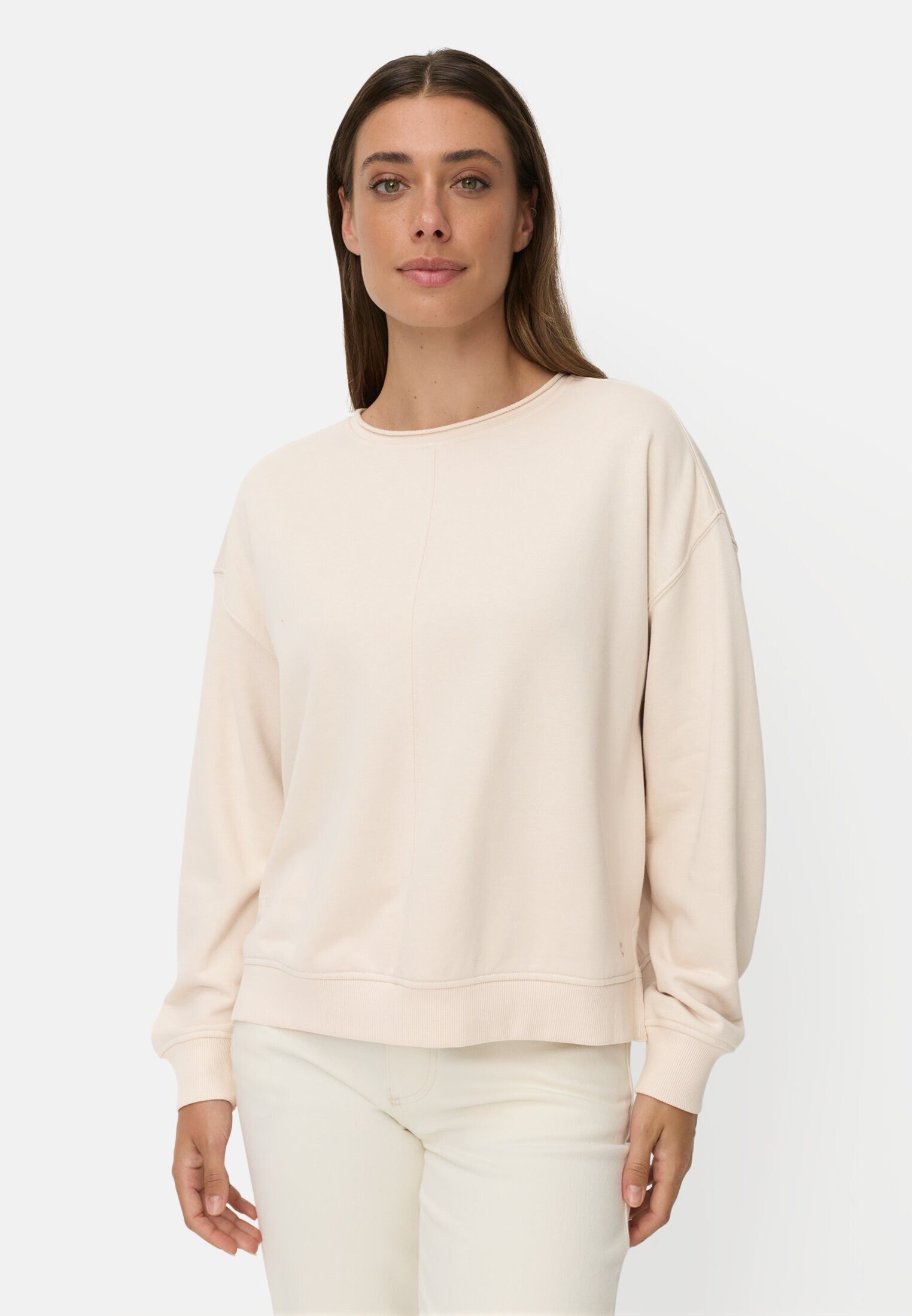 camel active Sweatshirt aus Baumwollgemisch Langarm