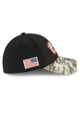 New Era Baseball Cap New Era NFL21 Salute to Service 39Thirty Cap SAN FRANCISCO Schwarz Camouflage