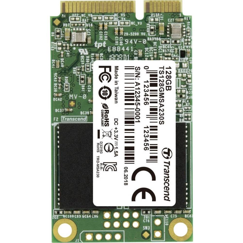 Transcend mSATA SSD MSA370 128GB SSHD-Hybrid-Festplatte