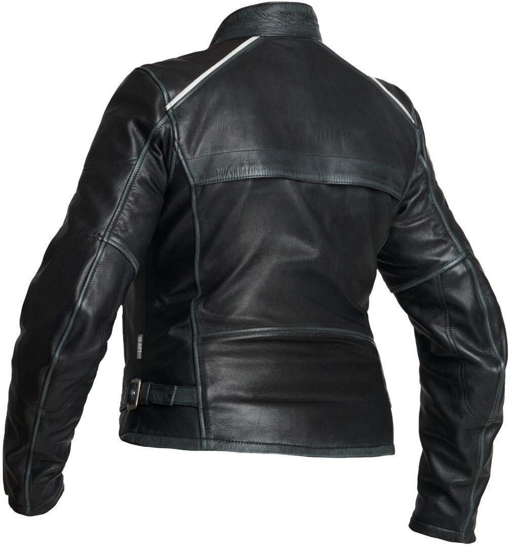 Halvarssons Motorradjacke Nyvall Damen Motorrad Lederjacke protektoren reißverschluss