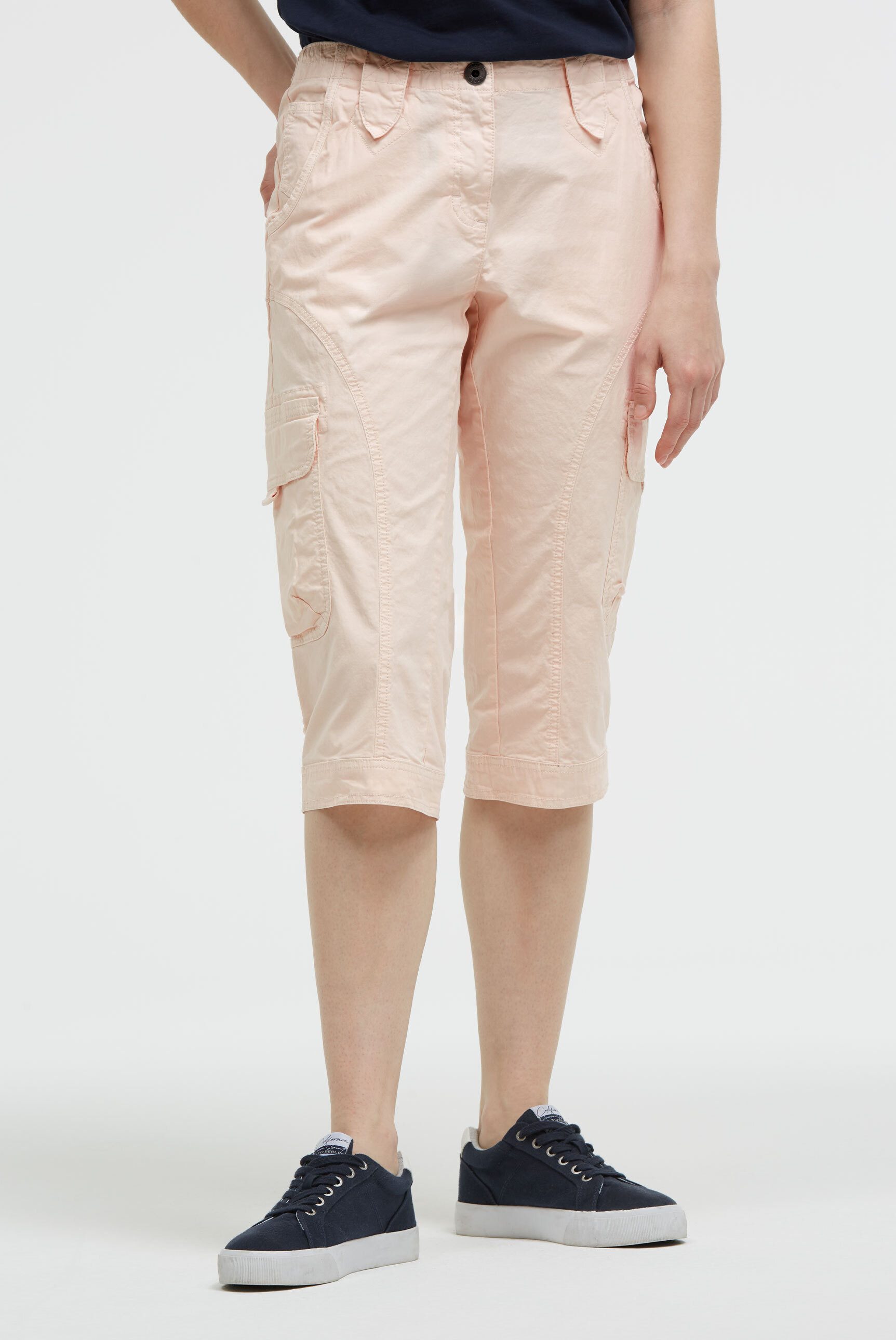 SOCCX Skaterbermudas mit verstellbarem Knopfriegel am Hosensaum