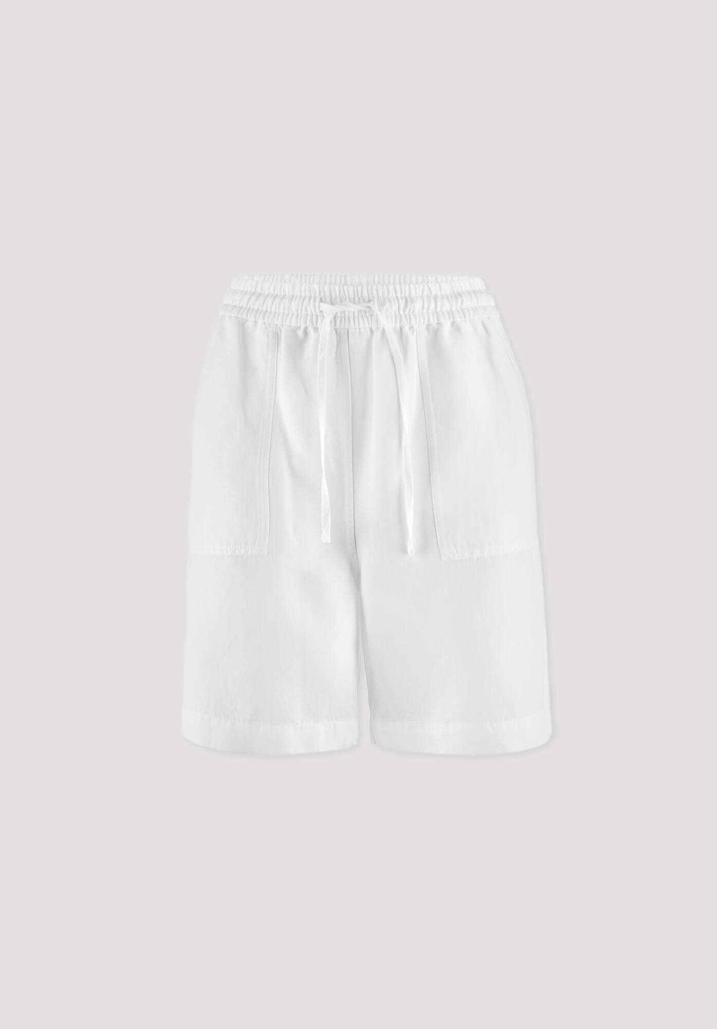 Hessnatur Shorts aus weichem TENCEL Lyocell mit Leinen (1-tlg)