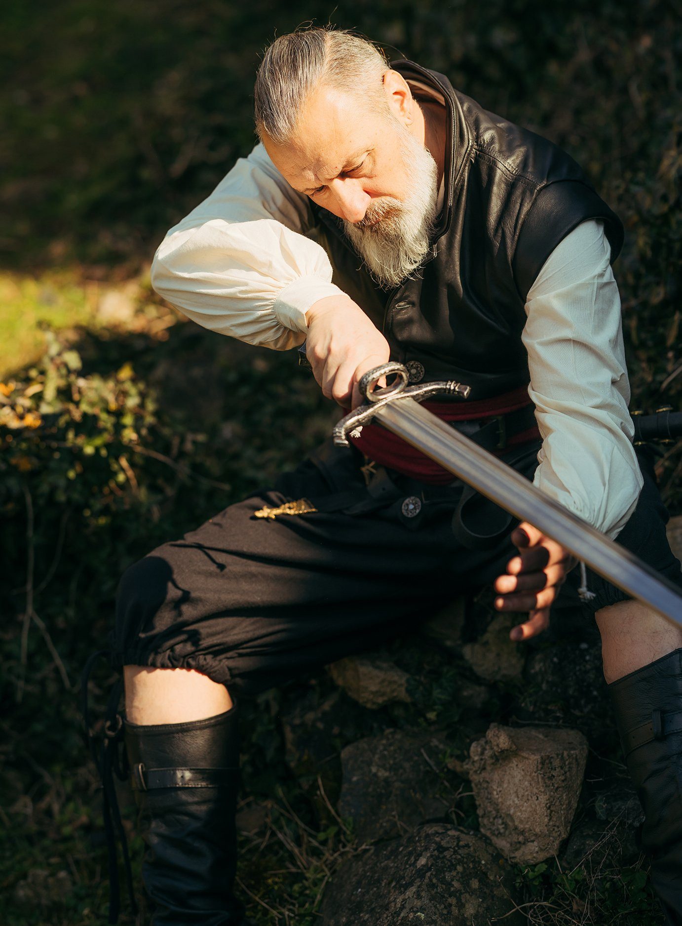 Metamorph Spielzeug-Schwert Kurzschwert - Marquet (84cm), Diese detailreiche Larpwaffe ist die ideale, edle Wahl für betuchte R