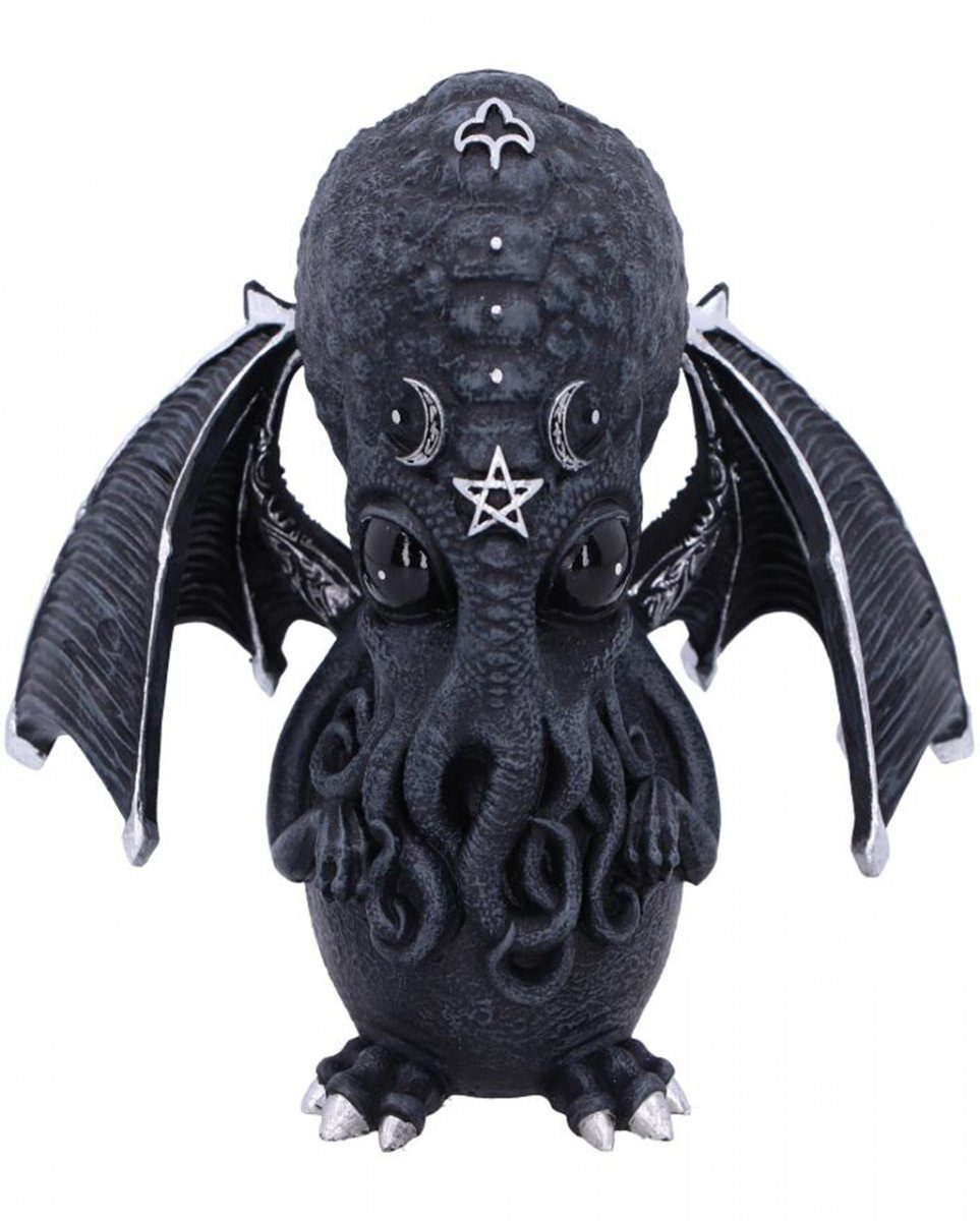 Horror-Shop Dekofigur Culthulhu Okkult Figur mit Flügel 10,3cm | Dekofiguren