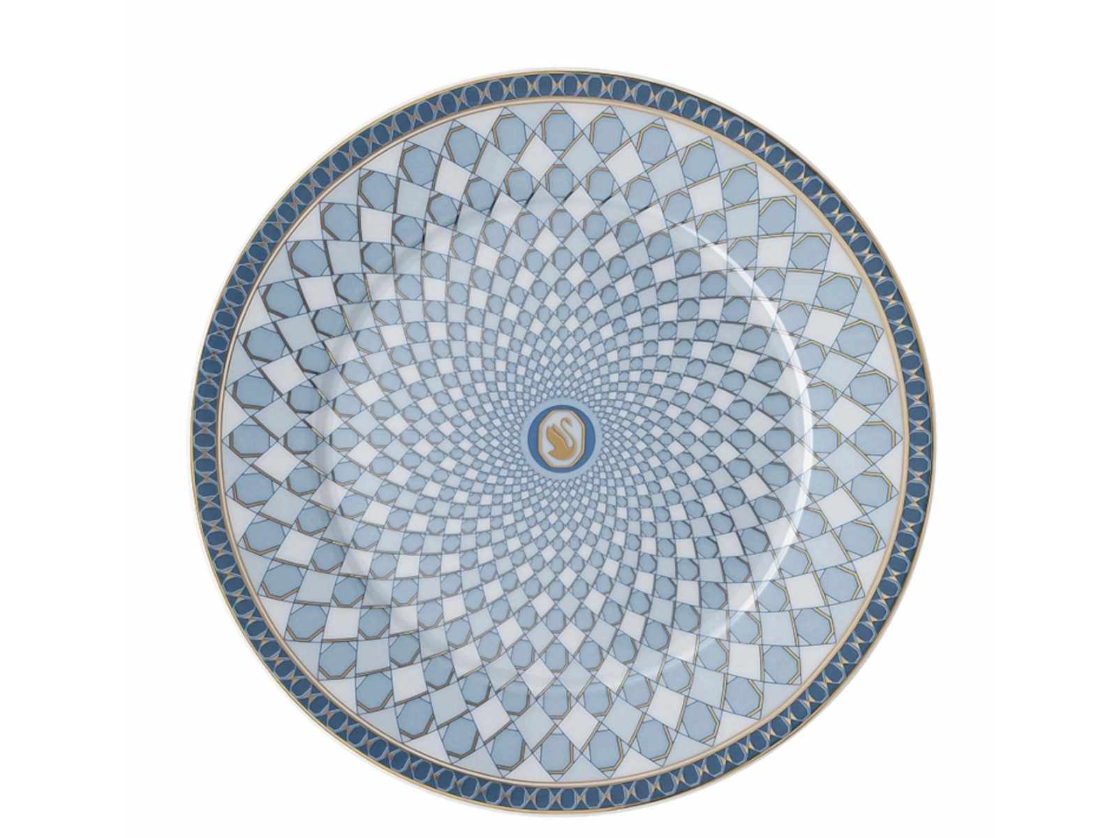 Swarovski Brotteller Signum Azure Brotteller 18 cm, Teller Flach