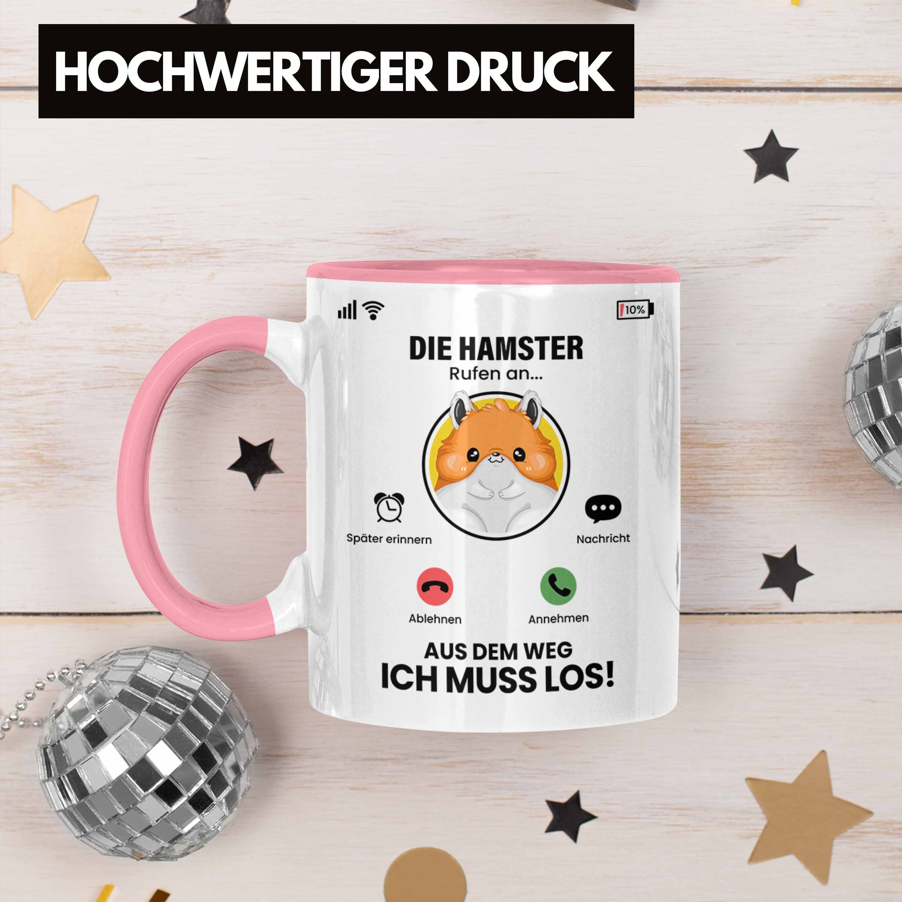 Tasse Hamster Rufen Trendation Besitzer Hamster Rosa Züchter Geschenk Gesch für An Die Tasse