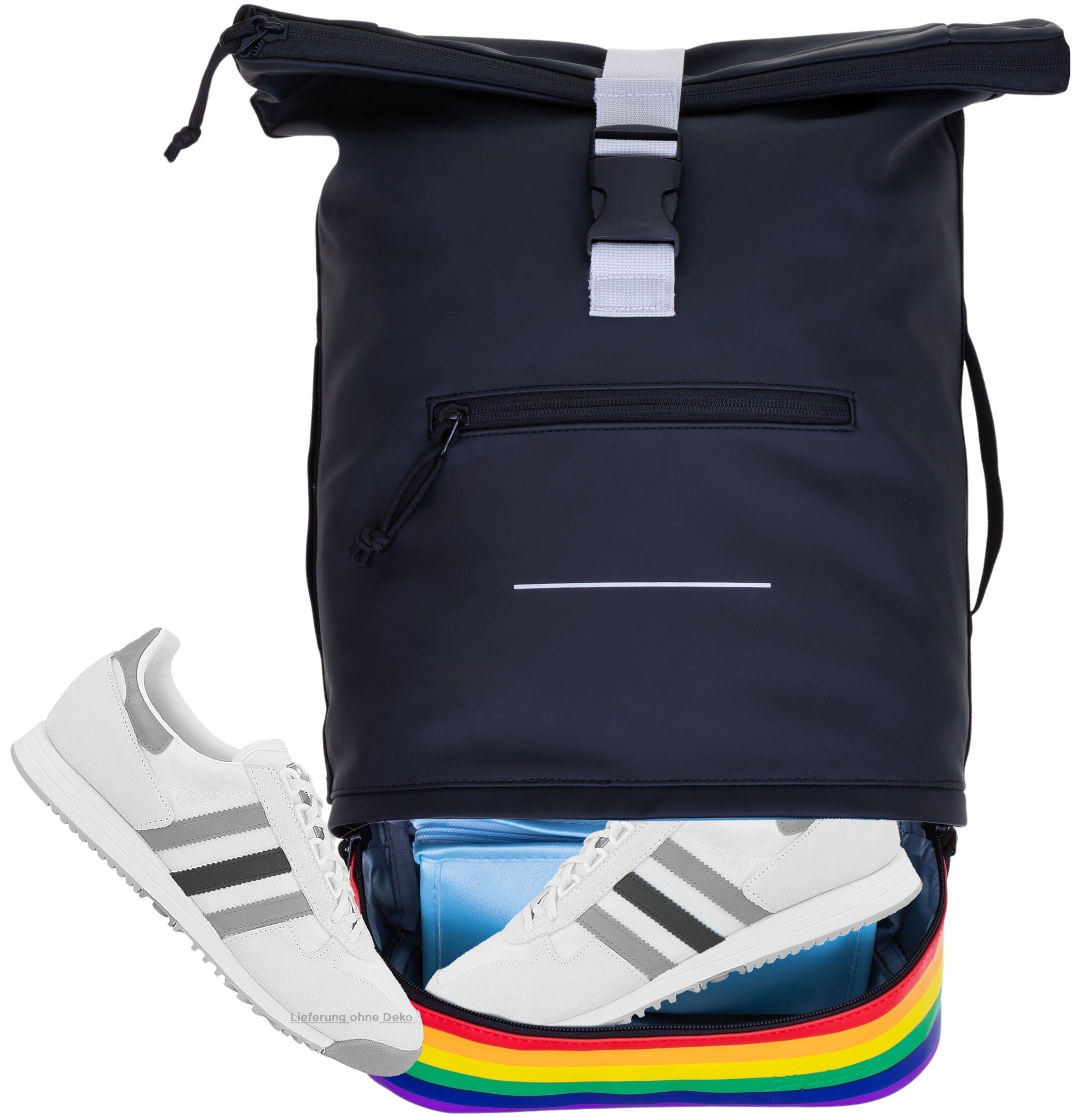 Freizeitrucksack Time Bag aus Plane mit Bodenfach