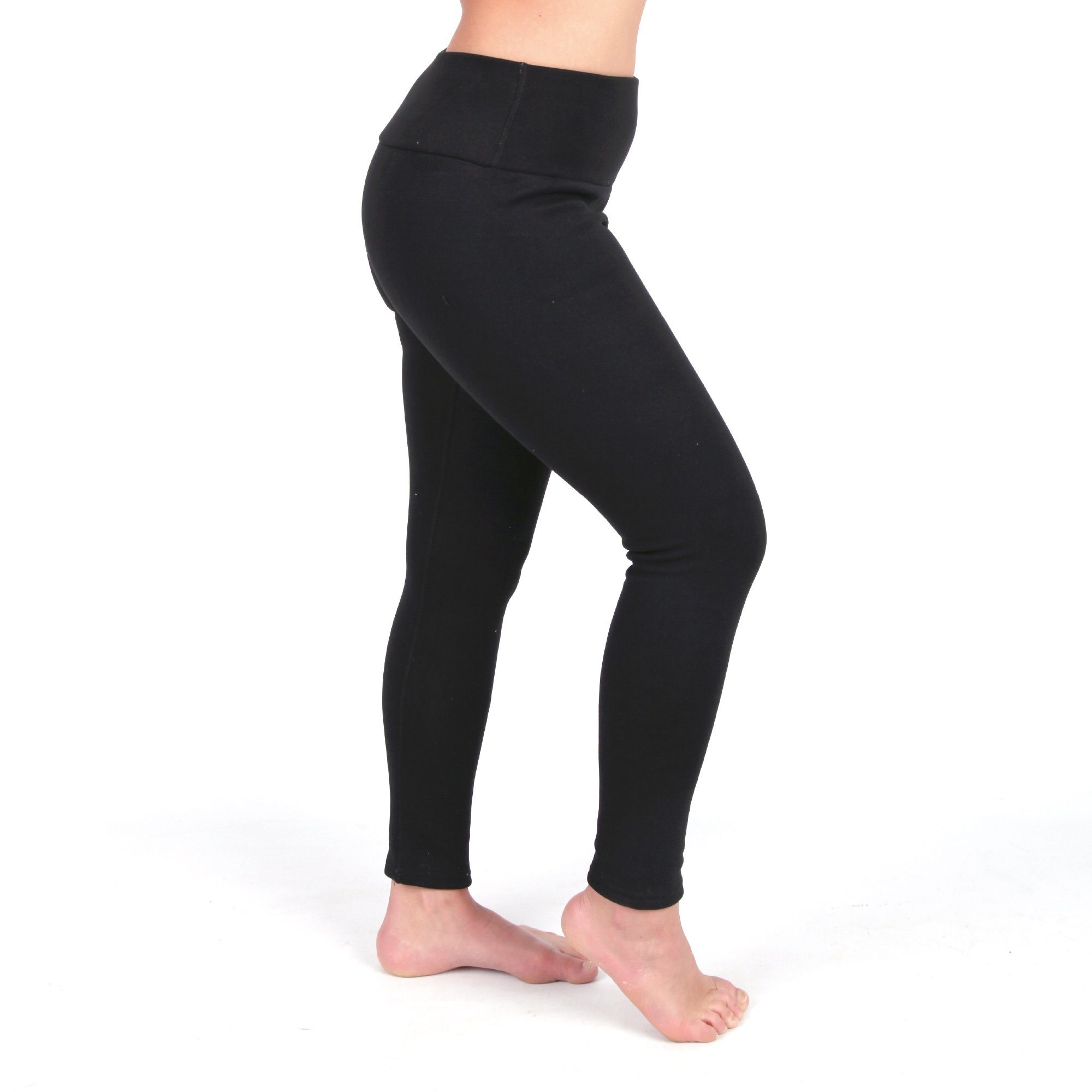 hemmy Fashion Thermoleggings High Waist Thermohose Damen Thermo Leggins, ge günstig online kaufen