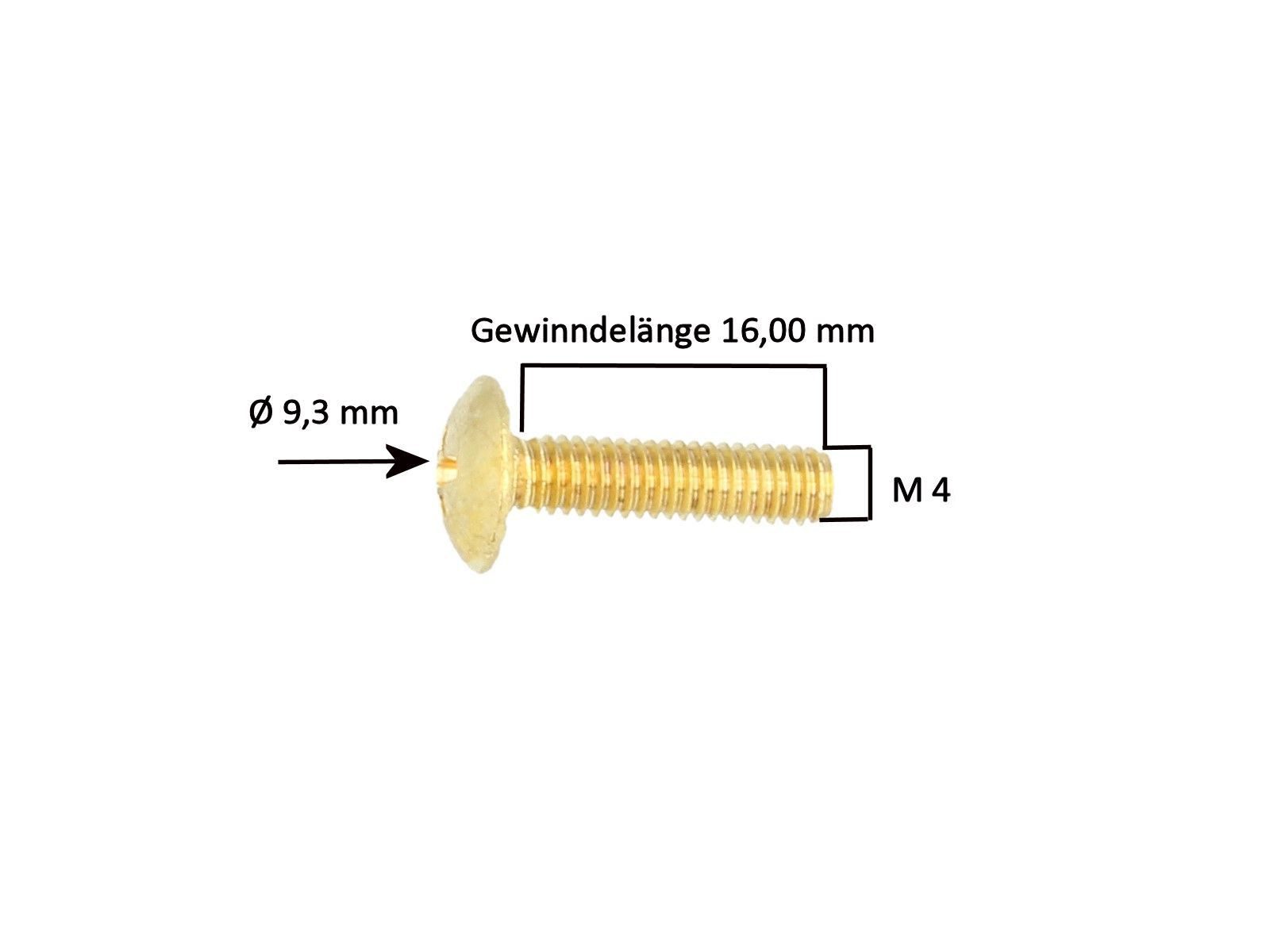 Thumbnail - Damixa Badarmatur Rep.satz Schraube M4 x 16 S16 2368400