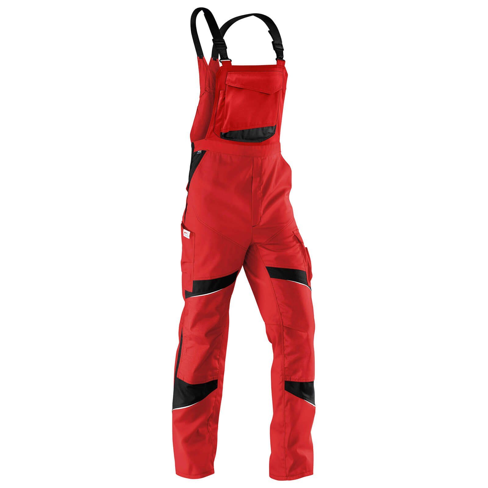 Kübler Latzhose Kübler Activiq Latzhose mittelrot/schwarz