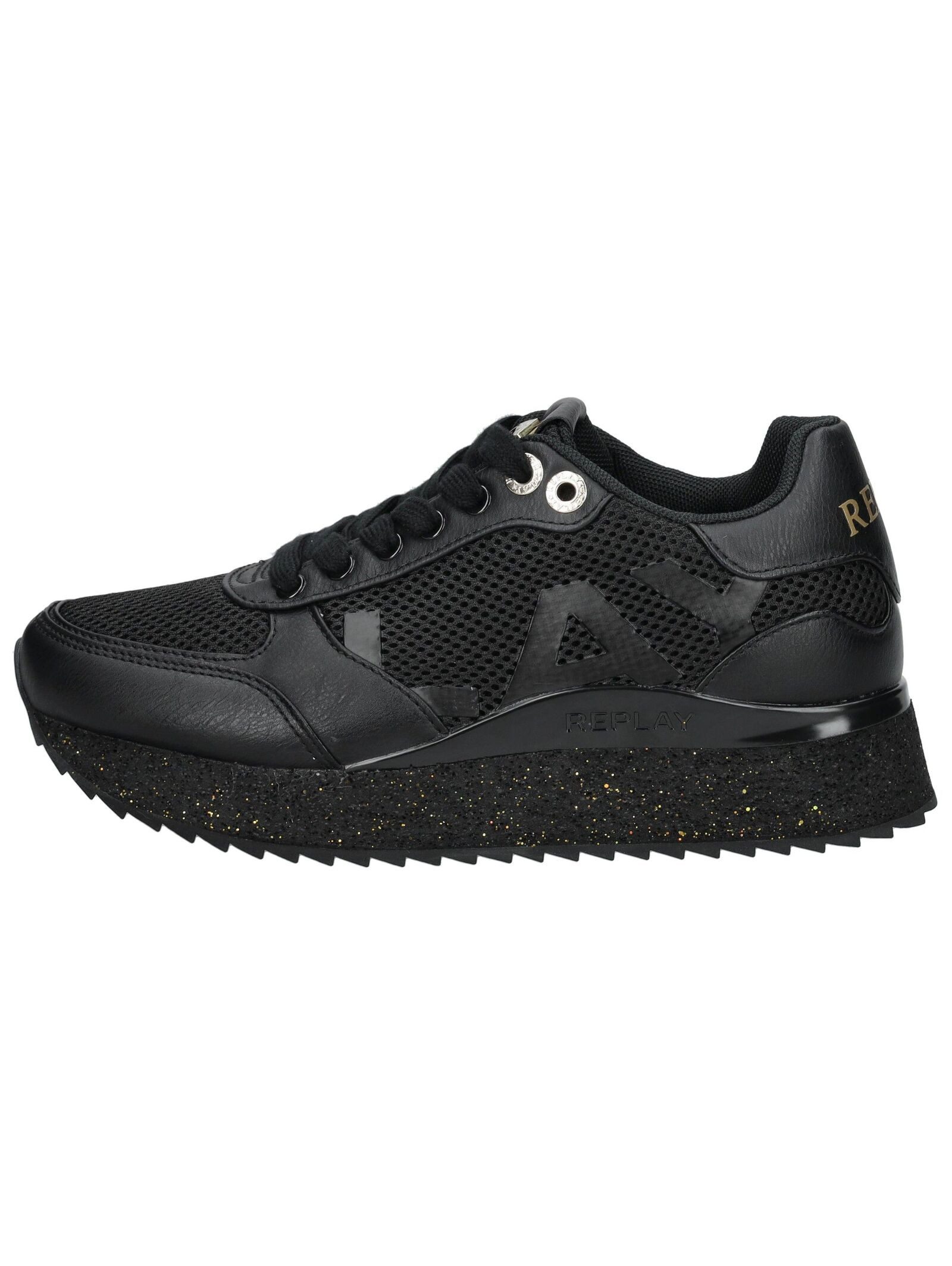 Replay Replay Sneaker Lederimitat/Textil Plateausneaker