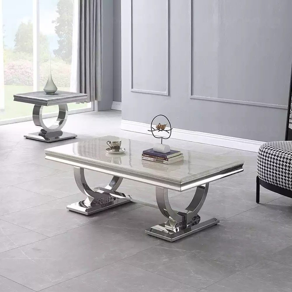 Xlmoebel Couchtisch Luxuriöser Beistelltisch im eleganten Design für stilvolle Räume, Made in Europa