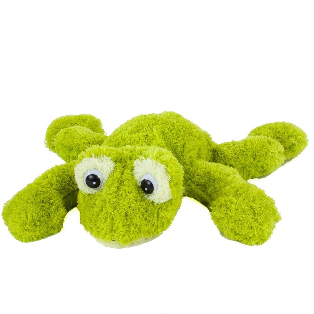 inware Kuscheltier Freaky Frosch grün klein liegend 23 cm Plüschfrosch (Plü günstig online kaufen