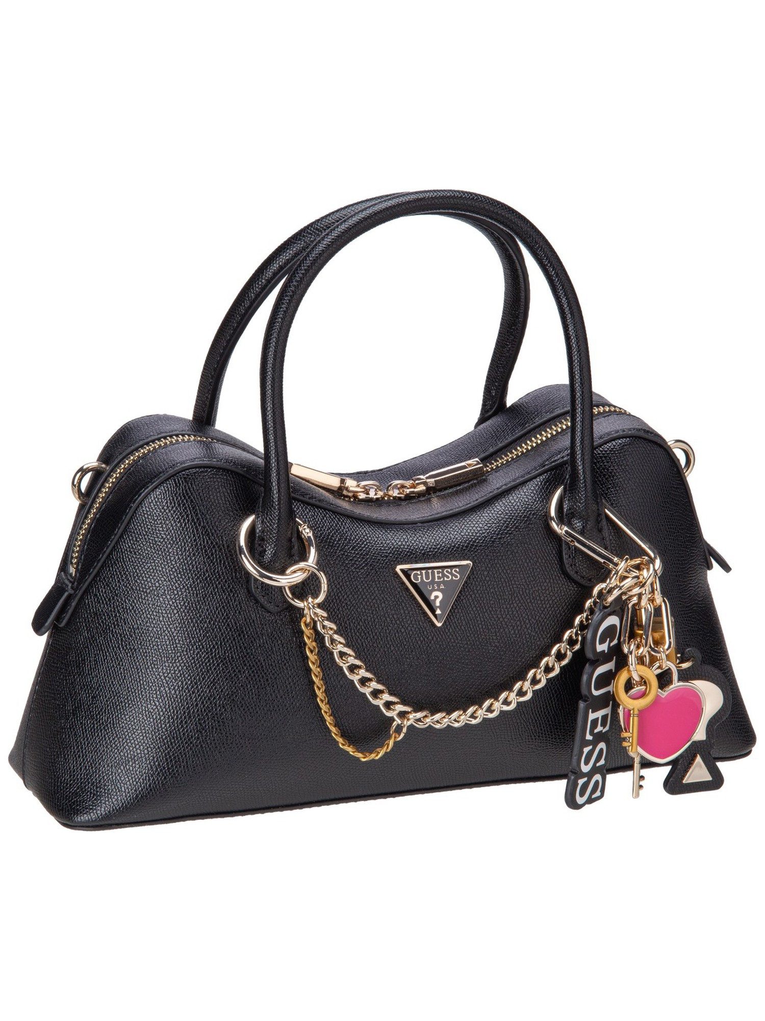 Guess Handtasche Davina Satchel, Satchel