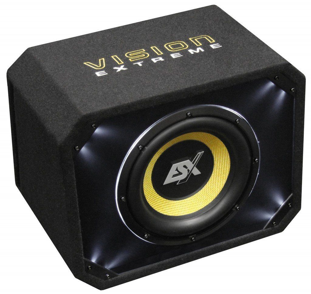 ESX VE-200 VISION Subwoofer) EXTREME VISION 20cm EXTREME (300 - W, VE 20cm VE-200 Auto-Subwoofer BassreSubwoofer Bassreflex ESX VE