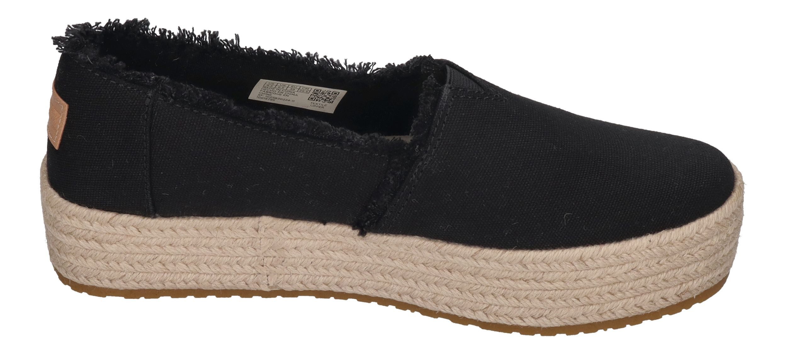 TOMS VALENCIA Espadrille Black