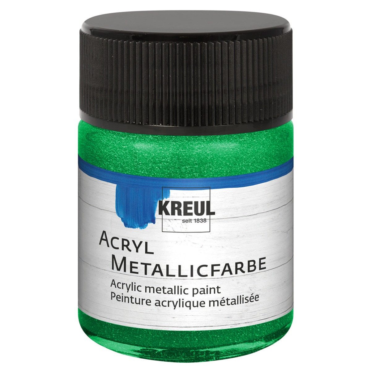 C. KREUL Acrylfarbe KREUL Acryl Metallicfarbe grün 50ml
