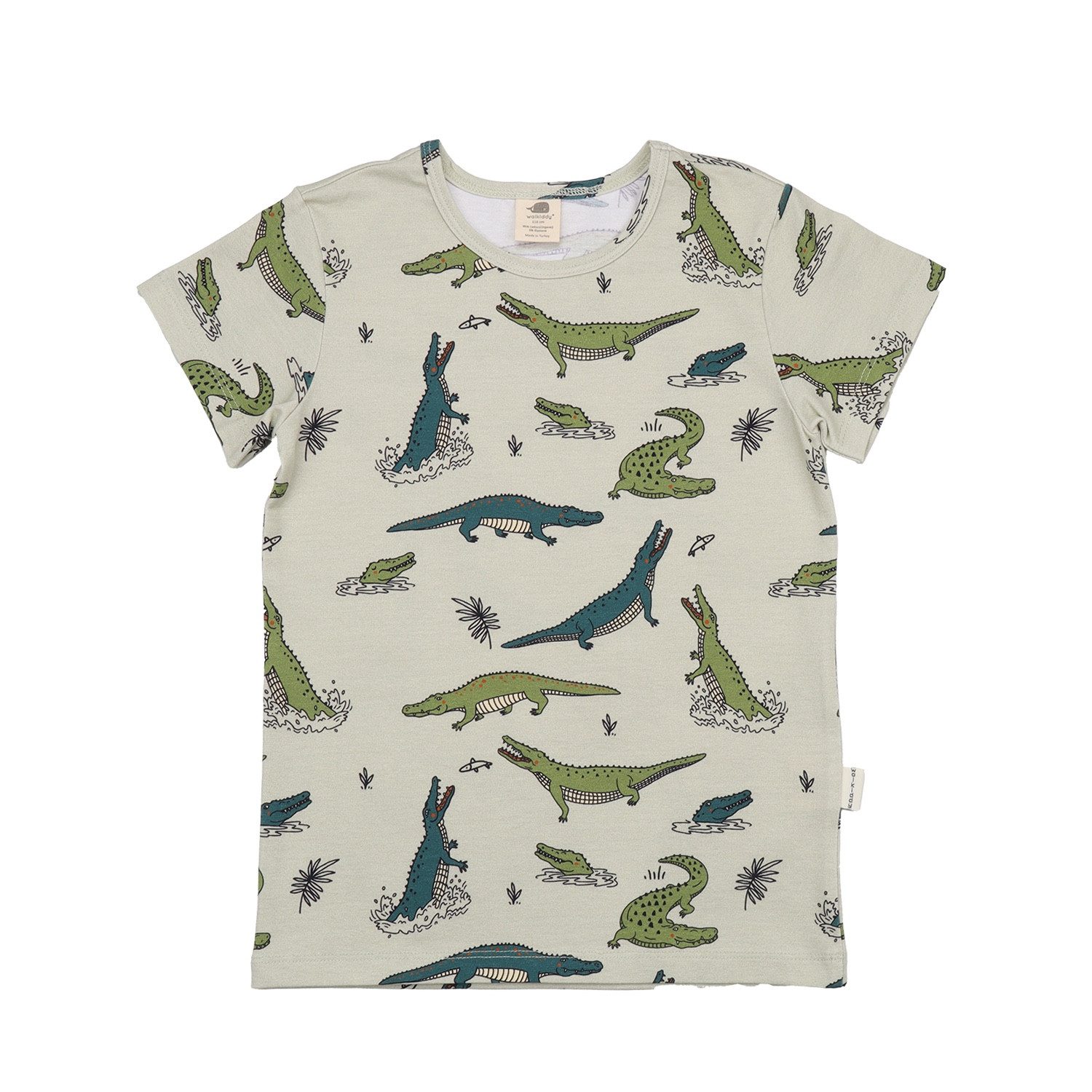 T-Shirt T-Shirt mit Krokodilmuster aus Bio-Baumwolle für Kinder