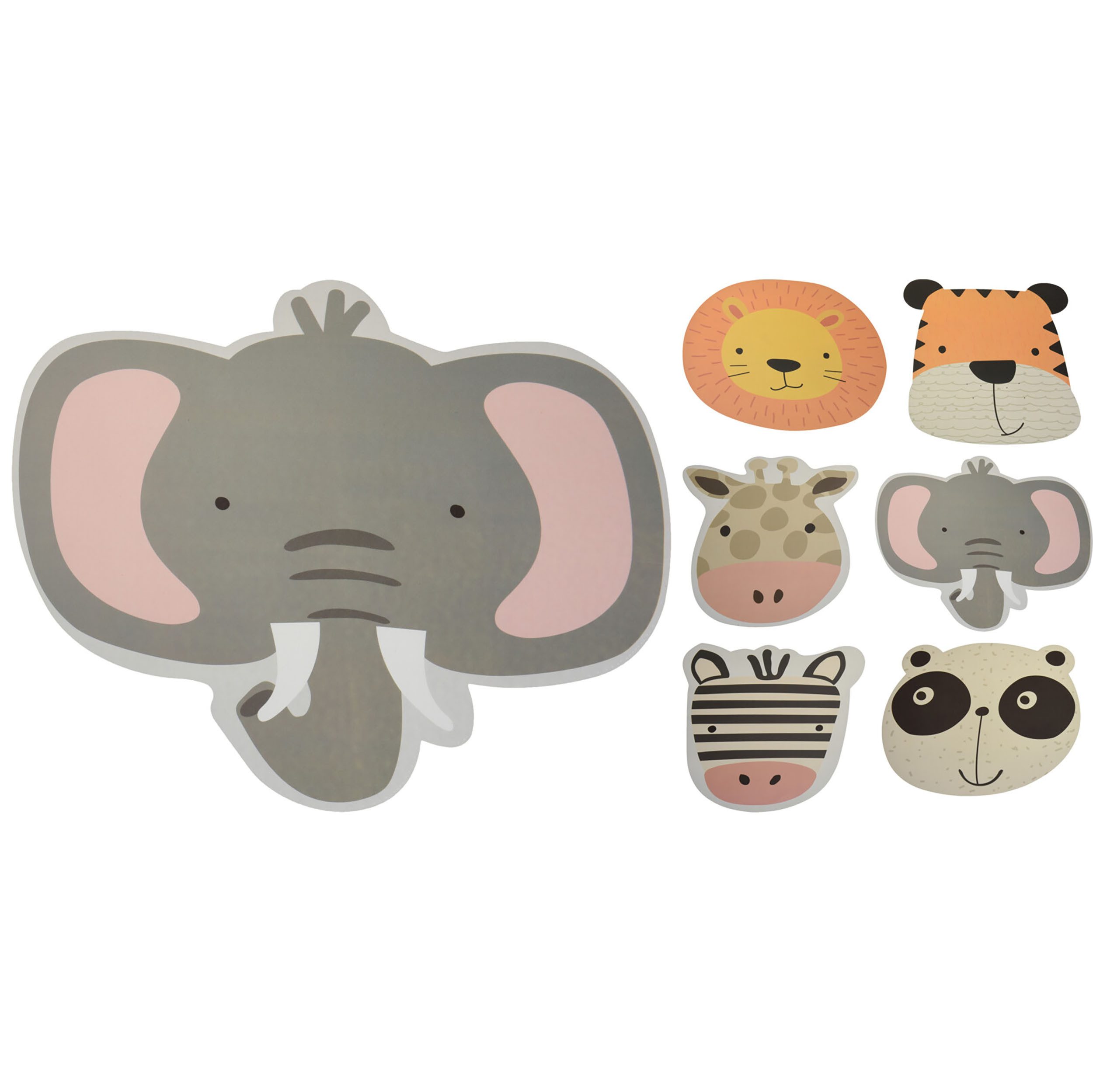 Annastore Platzset 6-teiliges Platzset Kinder Tiermotive - BPA-frei & kinderfreundlich, Ø 40 cm, Rutschfeste, BPA-frei & kinderfreundlich – Bild 2 von 2