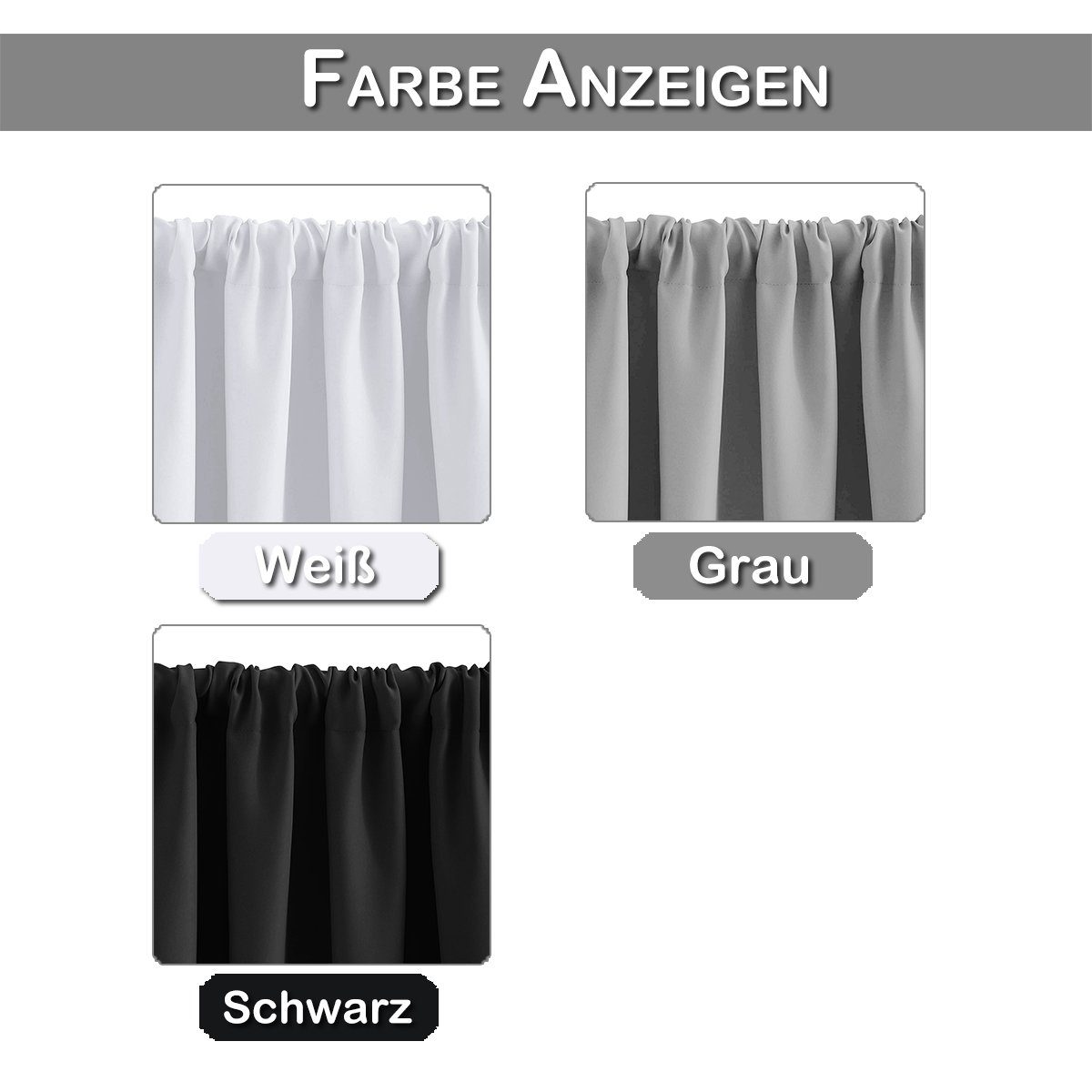 BTTO V&G Scheibengardine Scheibengardine Bistrogardine, Blickdicht Vorhang günstig online kaufen