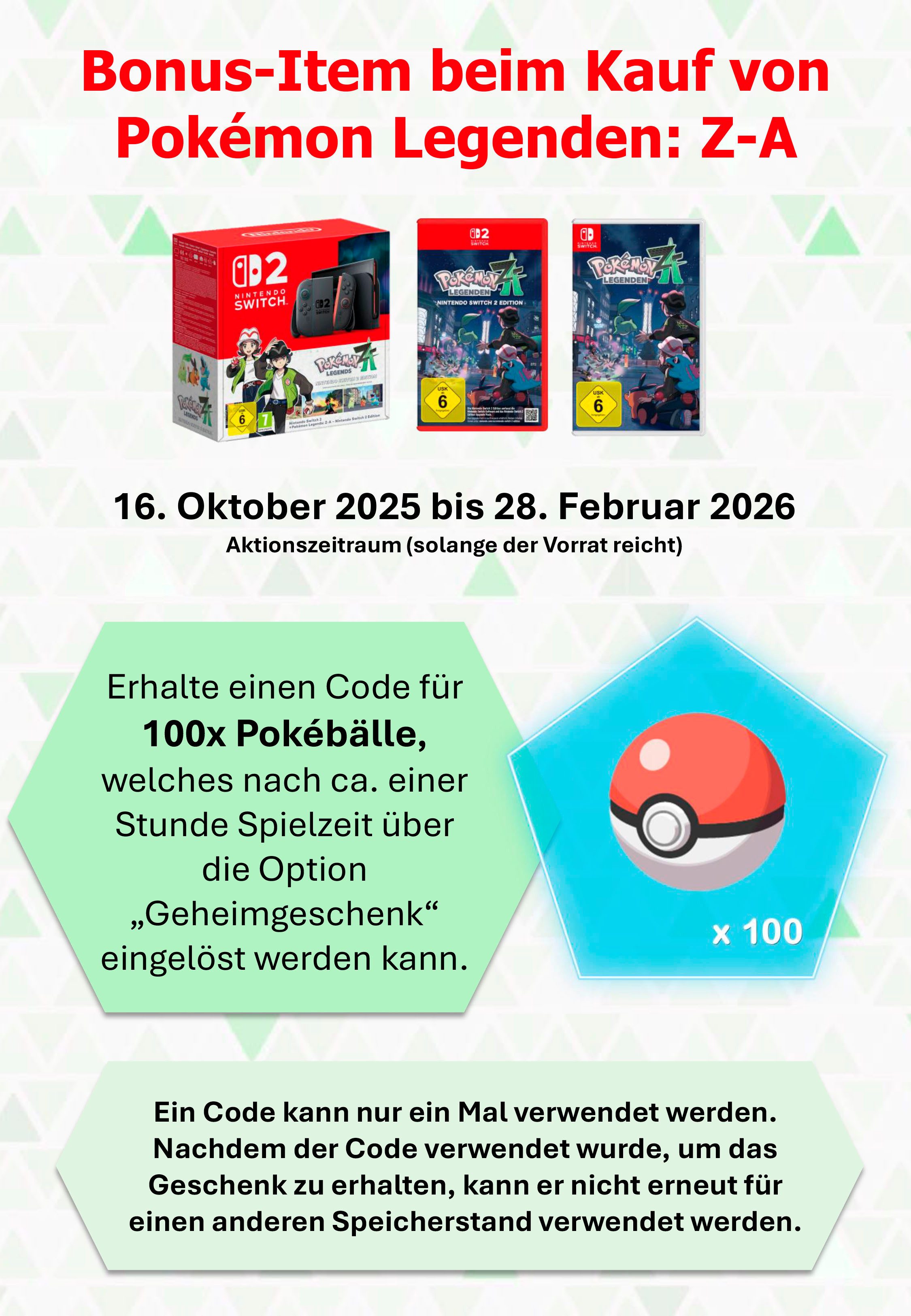 Nintendo Switch 2 Switch 2 + Pokemon-Legenden: Z-A