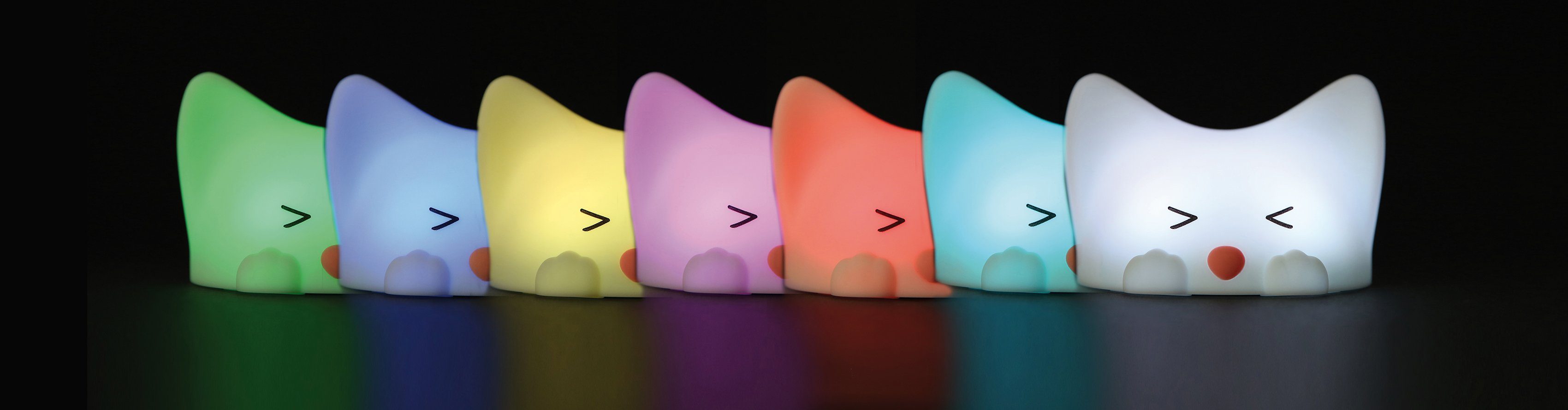 niermann LED Nachtlicht Catty Cat, Kinderlampe, LED fest integriert, Kinderzimmer