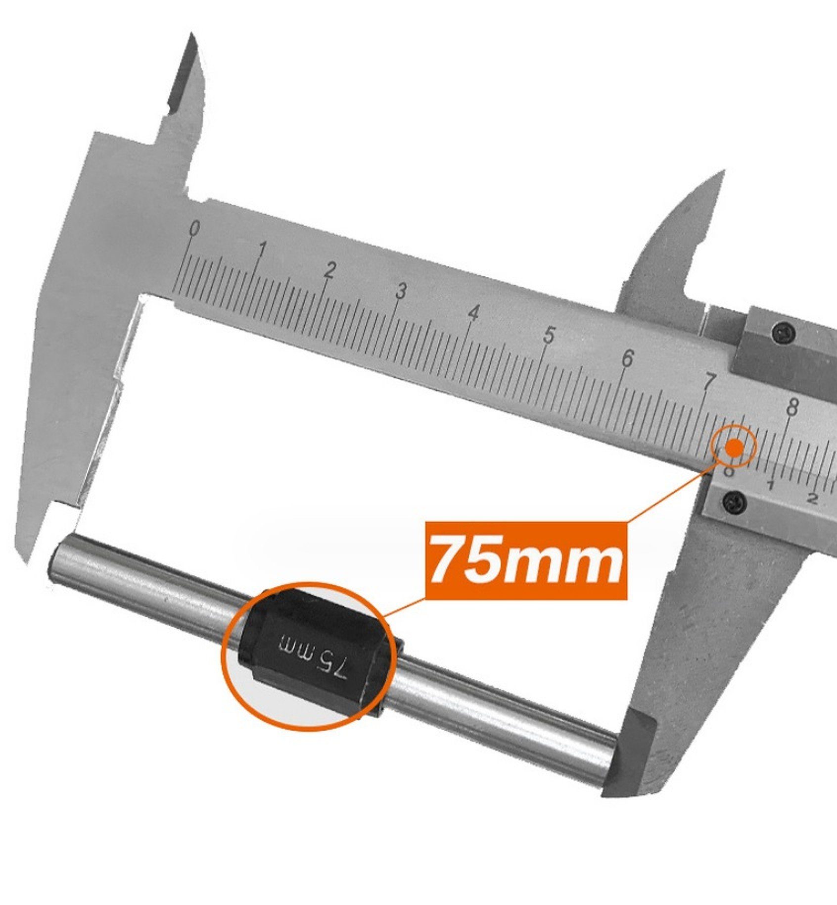 Messschieber Analog 22,8cm - Vernier Bremssattel Aus Kohlenstoffstahl | Präzisions-Messwerkzeug Für Labor & Werkstatt