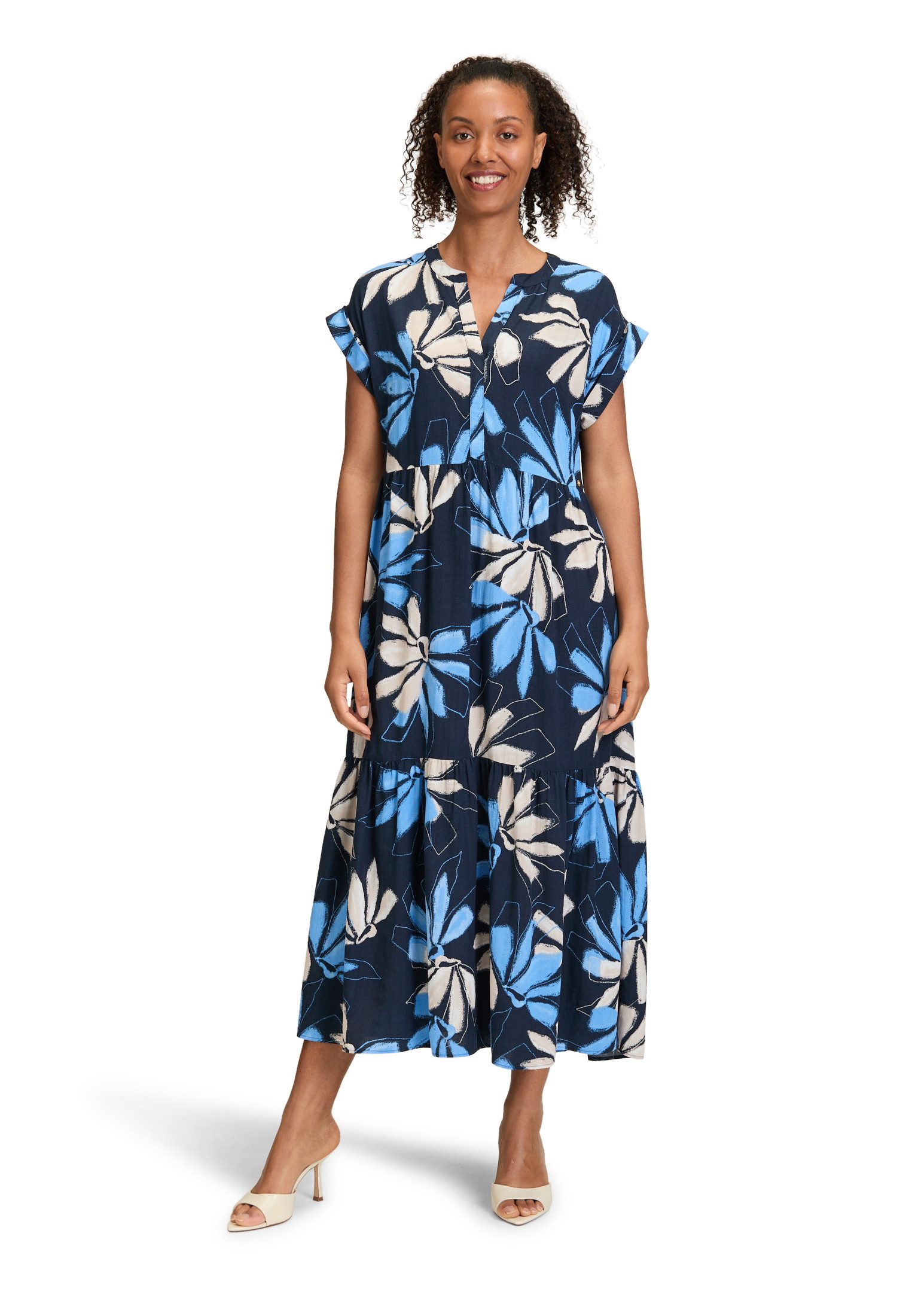 Sommerkleid Betty & Co Damen Stufenkleid mit Print