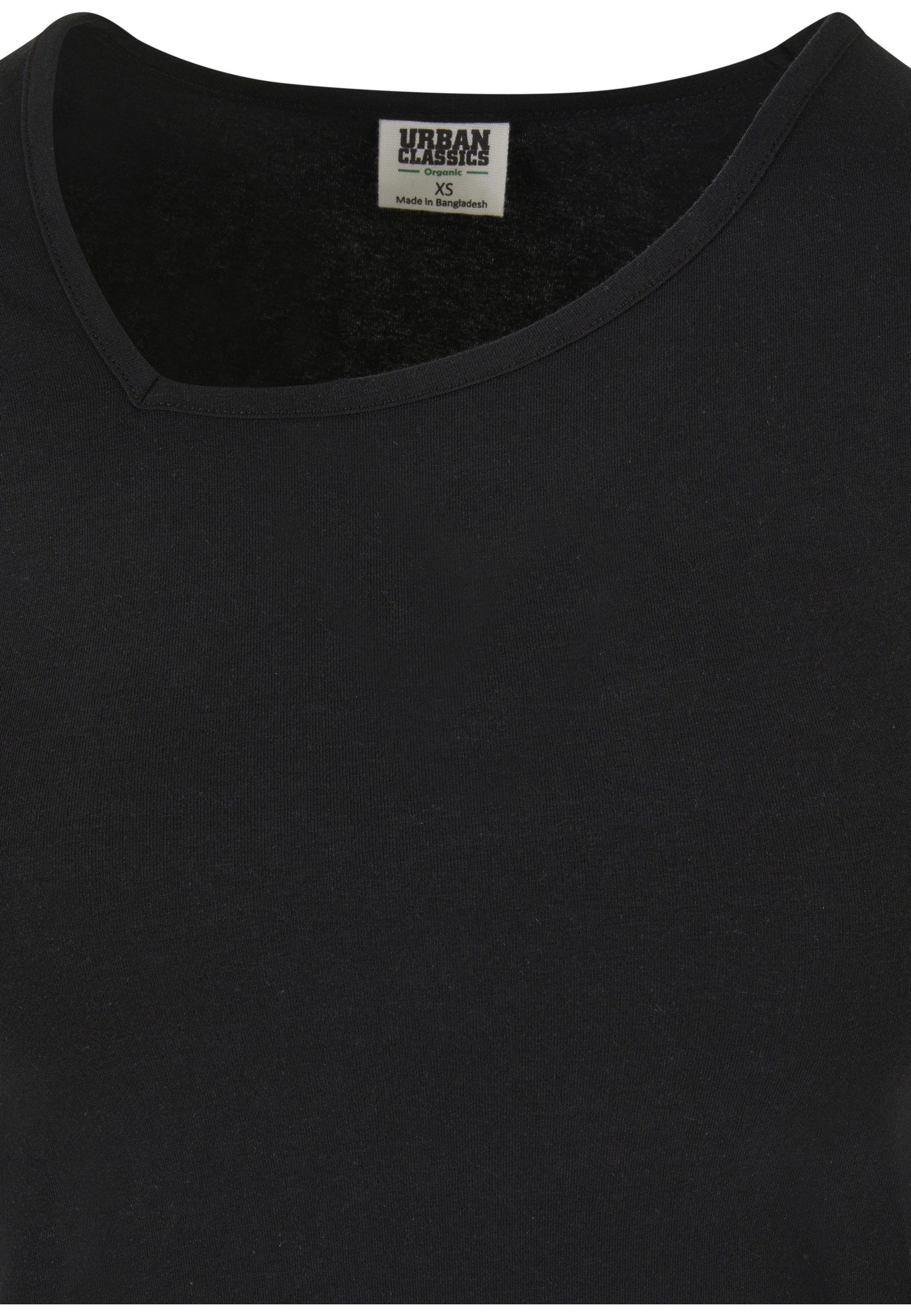 URBAN CLASSICS T-Shirt Urban Classics Damen Ladies Organic Asymmetric Neckline Tee (1-tlg)