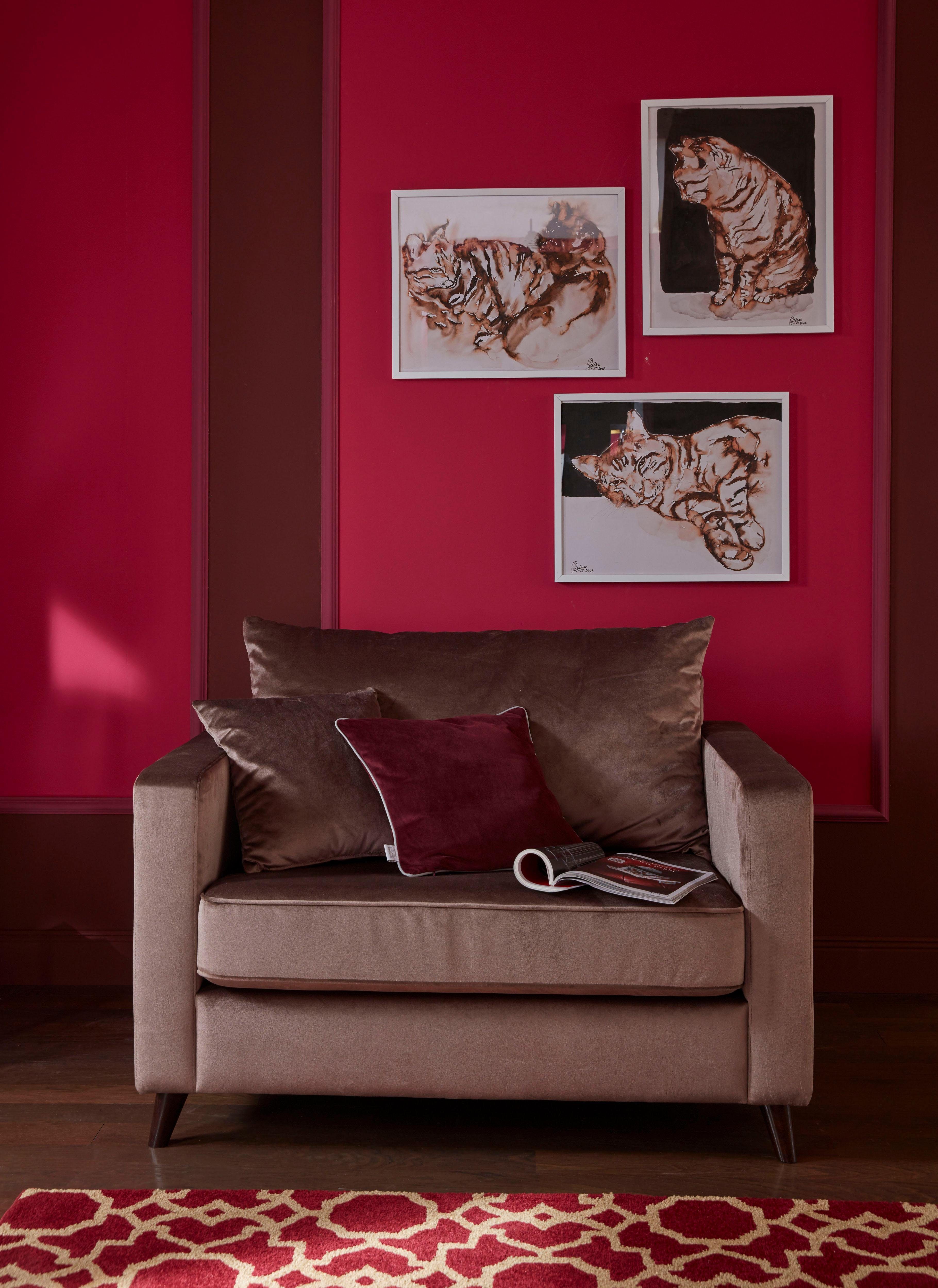 Home affaire Loveseat Renesse, lose Kissen, Keder an Sitzkissen