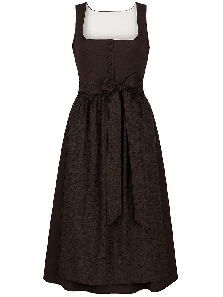 Madame Marie Dirndl Dirndl Velindra 80cm Länge lakritz günstig online kaufen