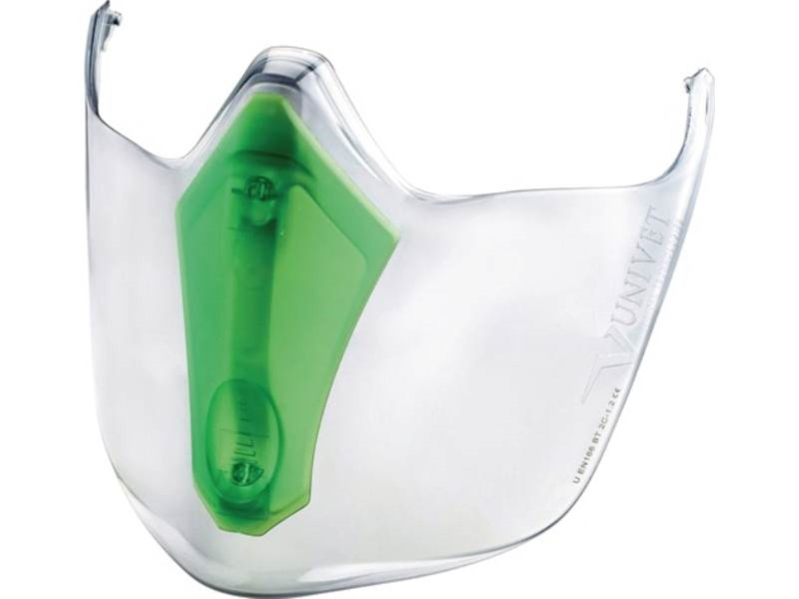 Univet Halter UNIVET 6X3F.01.00 Visier 6x3 Polycarbonat Visier: getönt einstellbare