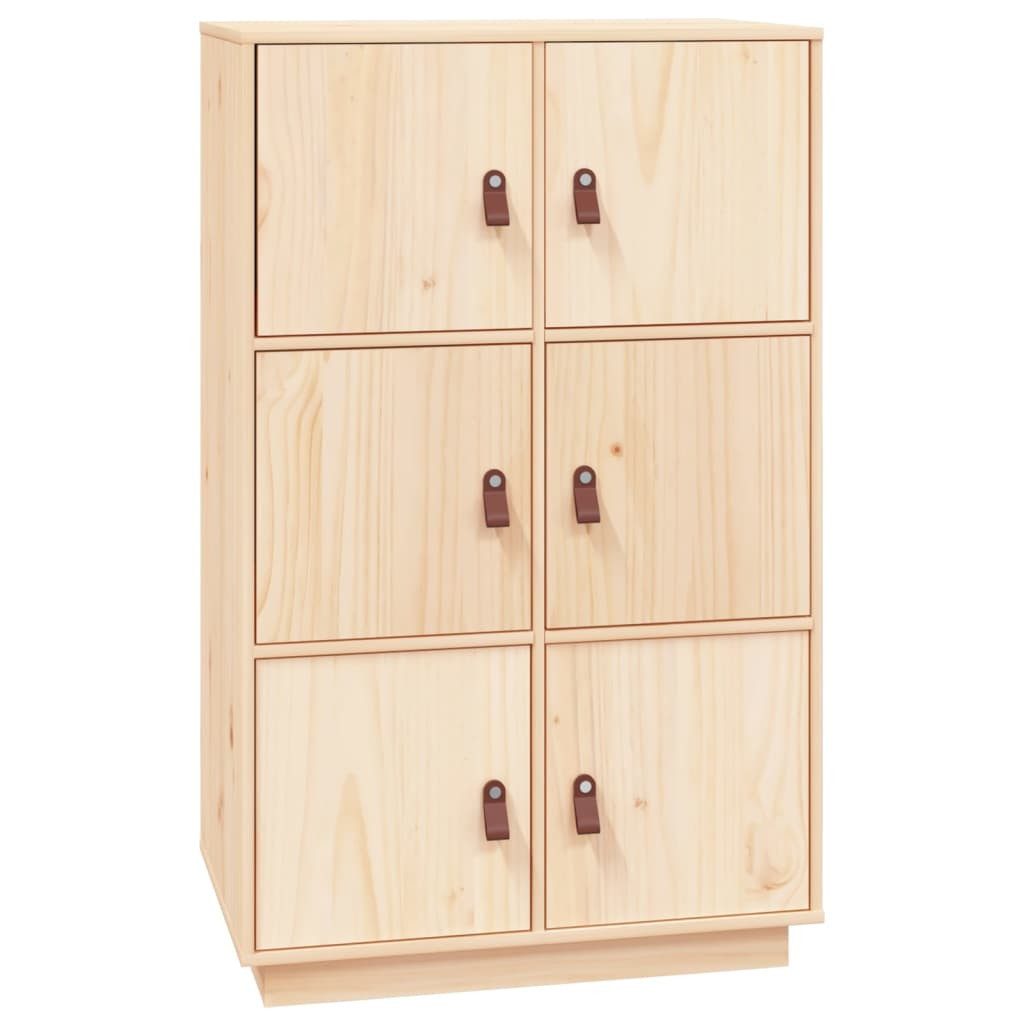 vidaXL Highboard Highboard 67x40x108,5 cm Massivholz Kiefer Wohnzimmer Kommode