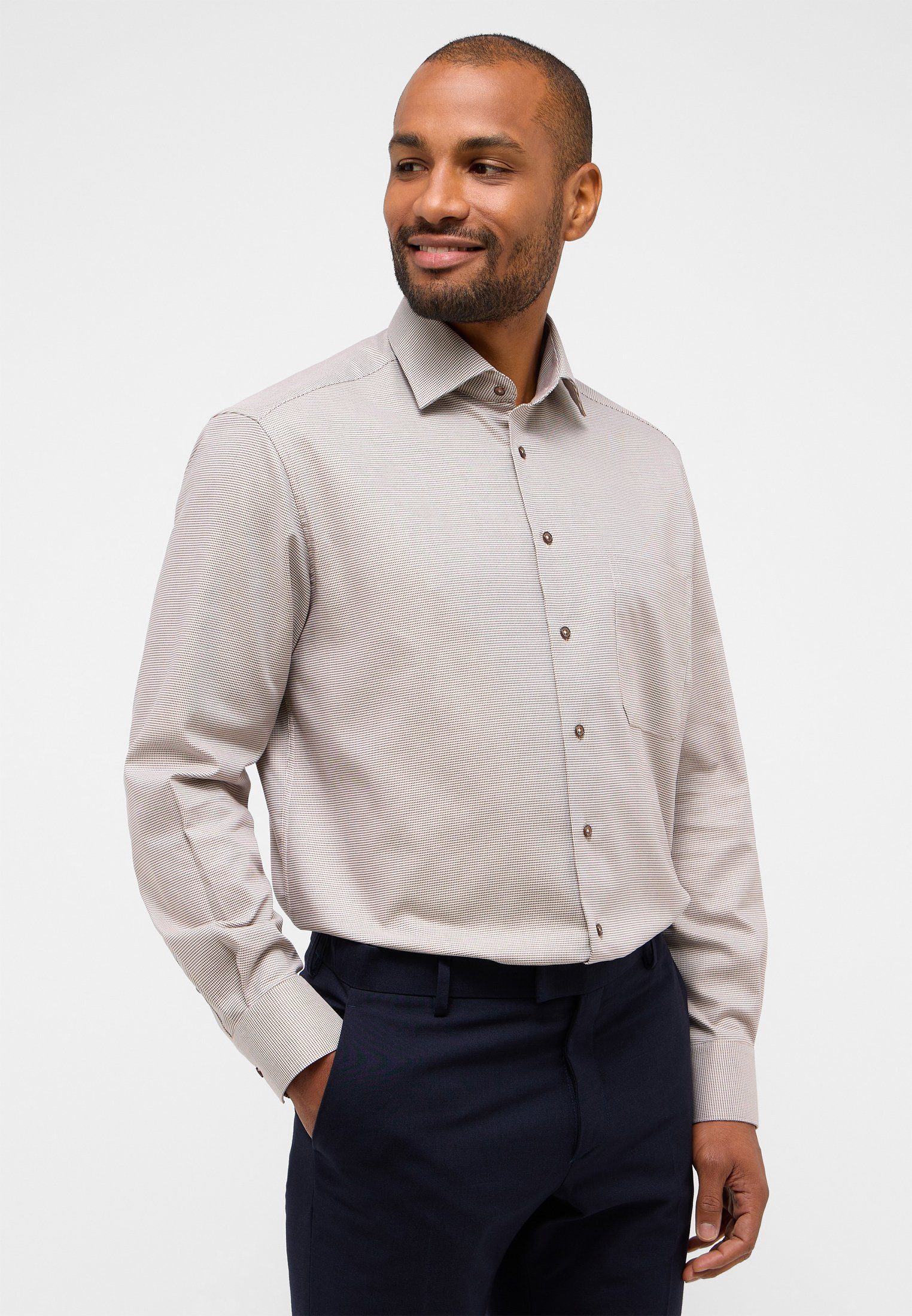 Eterna Langarmhemd COMFORT FIT NON IRON günstig online kaufen