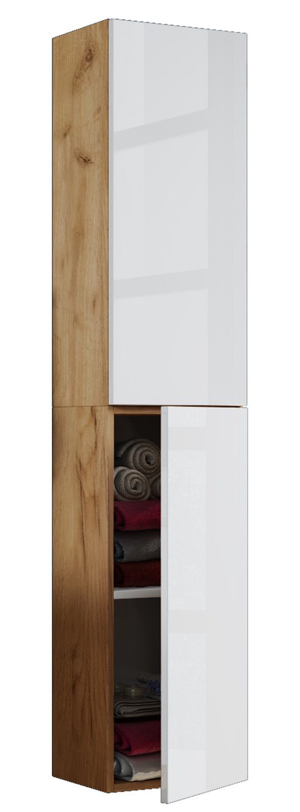 VCM Hochschrank Holz Badmöbel Bad Hochschrank günstig online kaufen